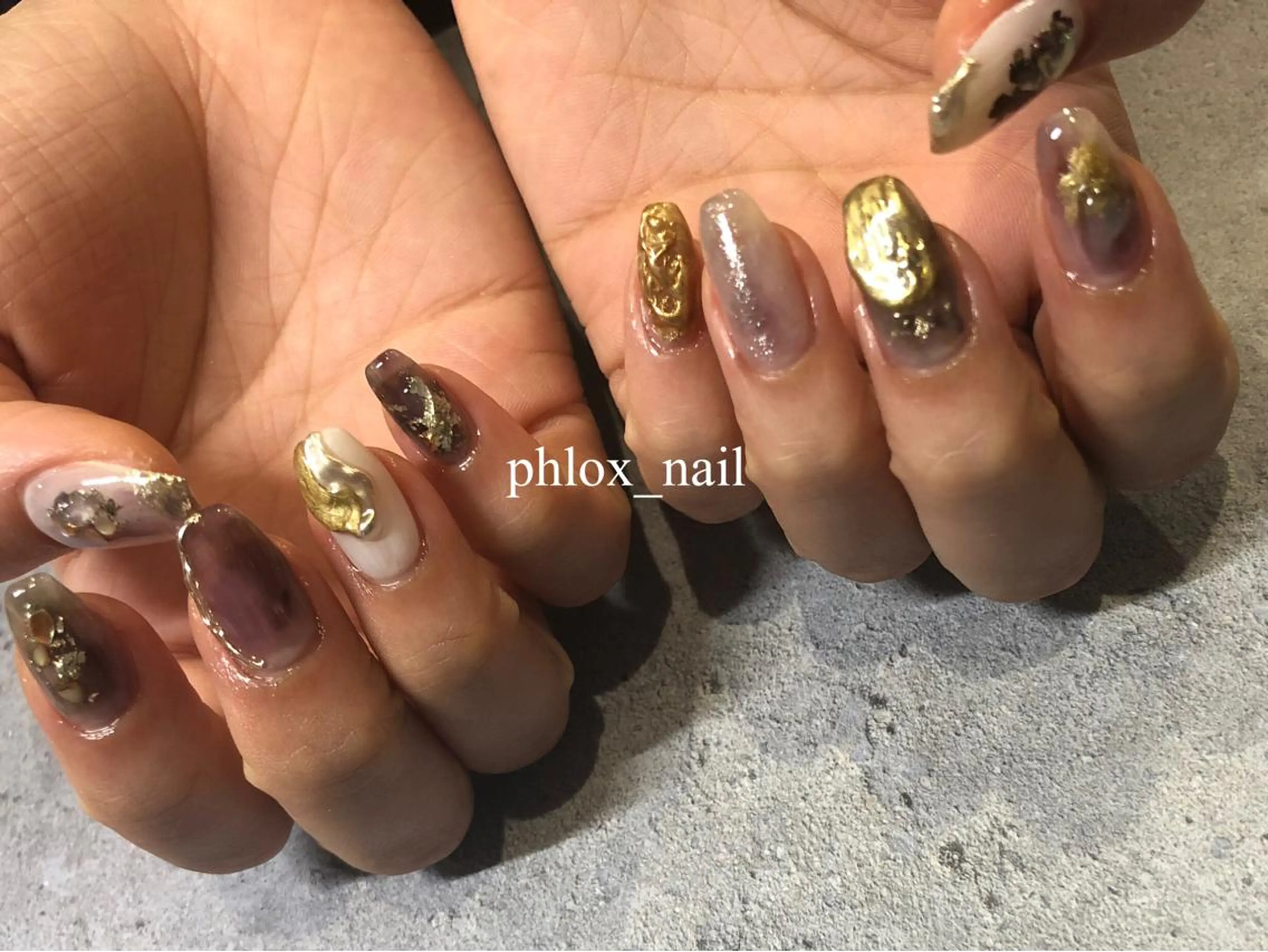 ネイル s/w ＿shokoのネイルデザイン