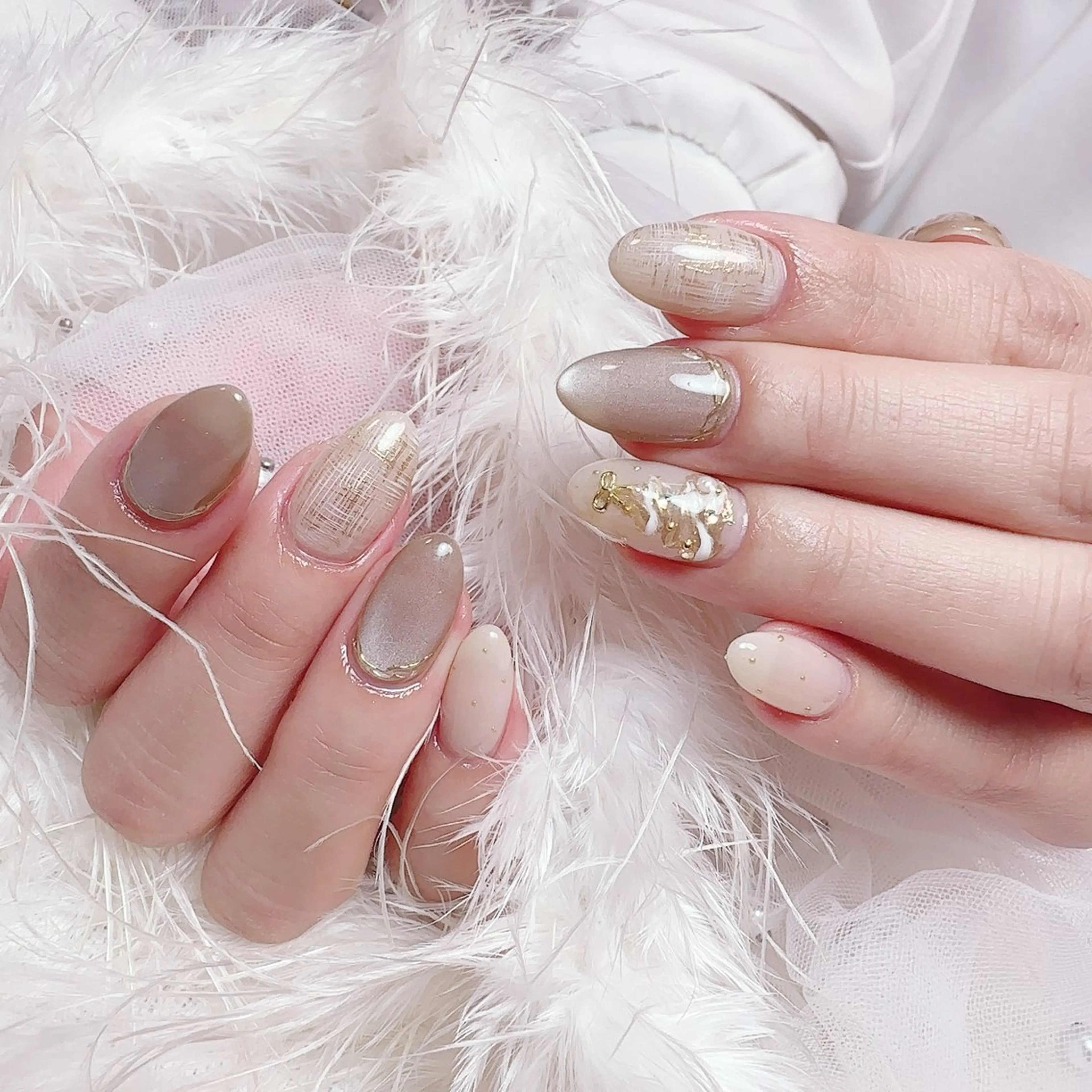 ネイル クリアネイル フットネイル フレンチネイル ジェルネイル 韓国ネイル ハンドネイル ハンドケア nail salon Feerieのネイルデザイン