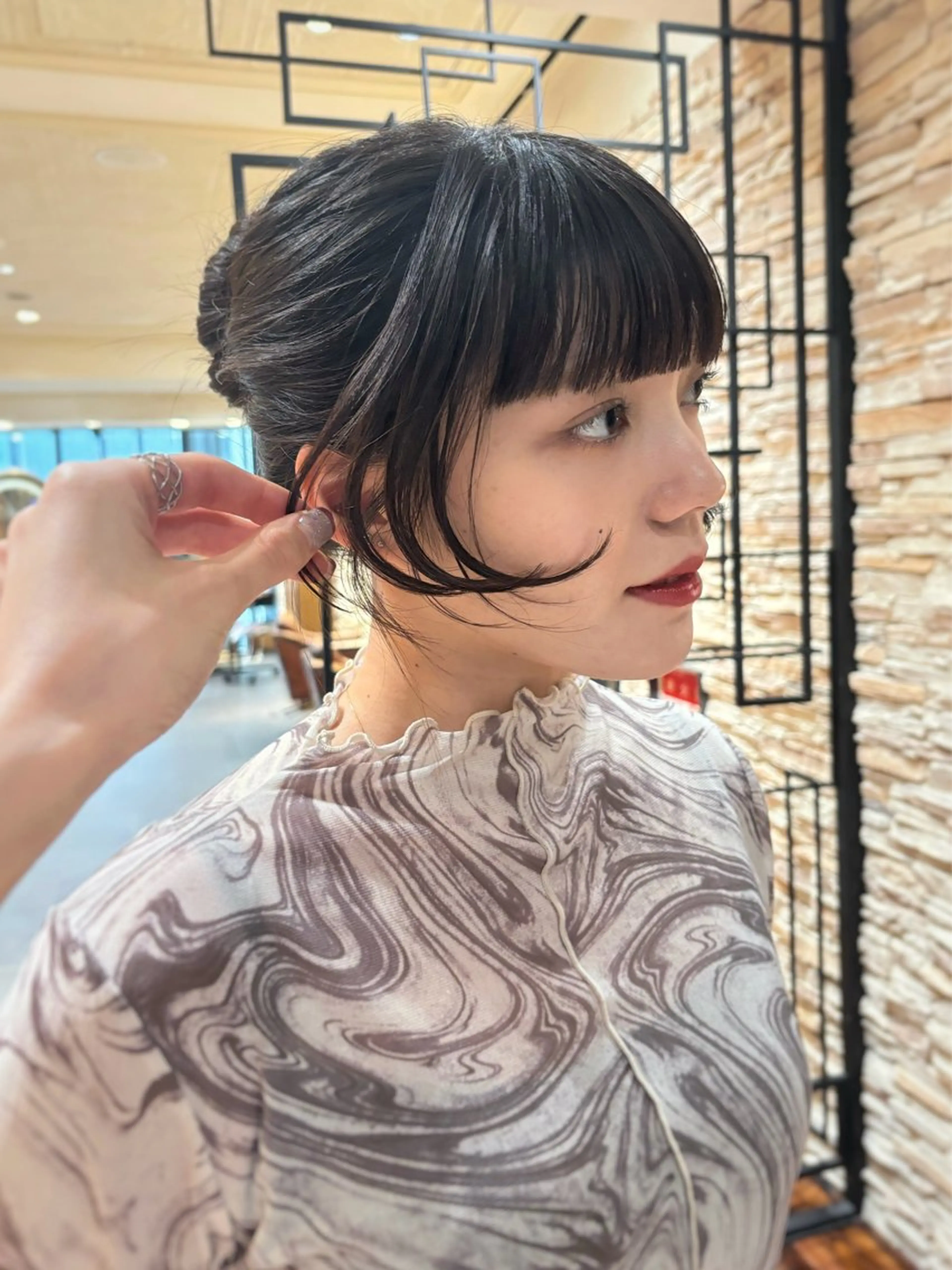 ミディアム MINX 銀座店所属・MINXginza タイラミユネのヘアスタイル