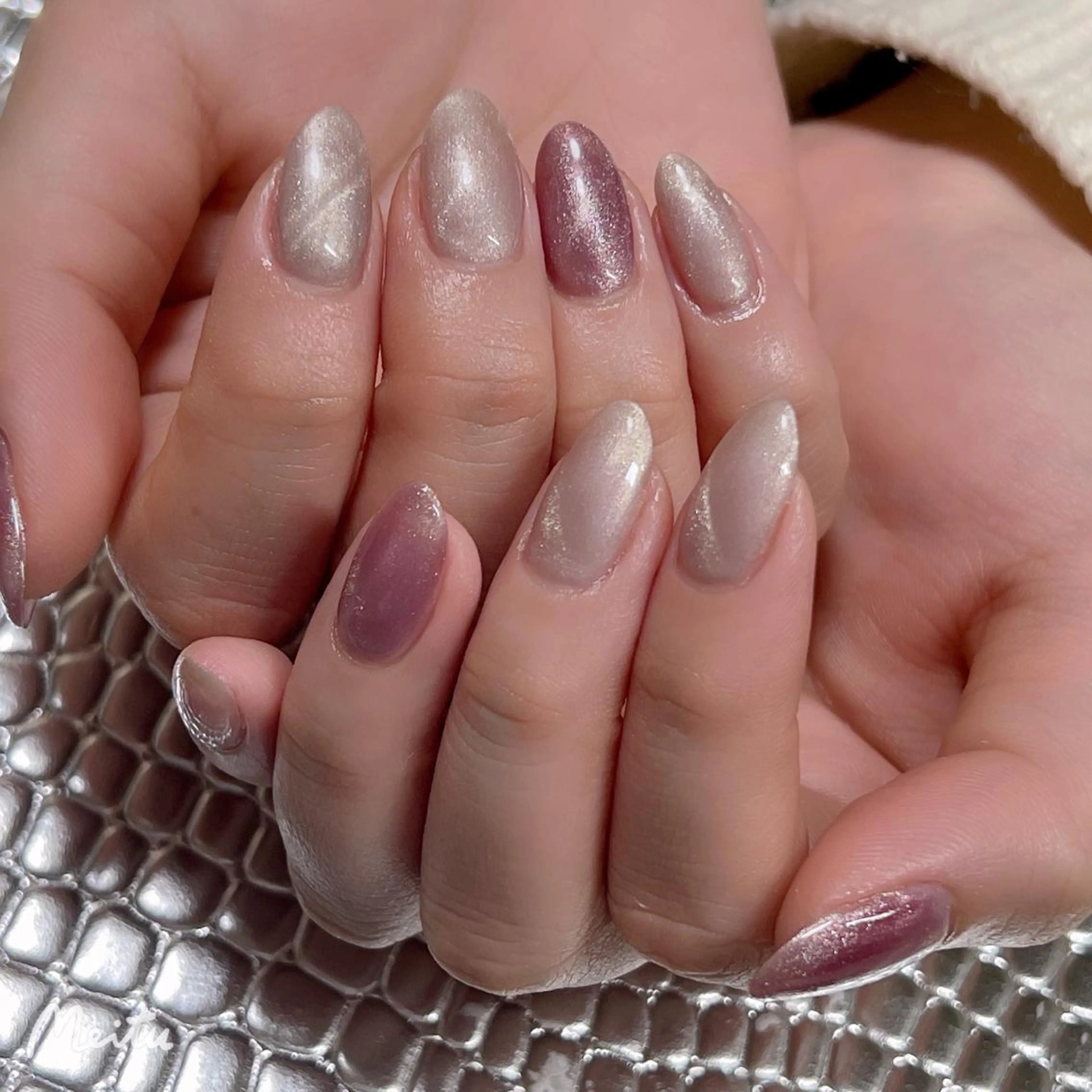 ネイル マグネットネイル 林 ✨syousyouのネイルデザイン