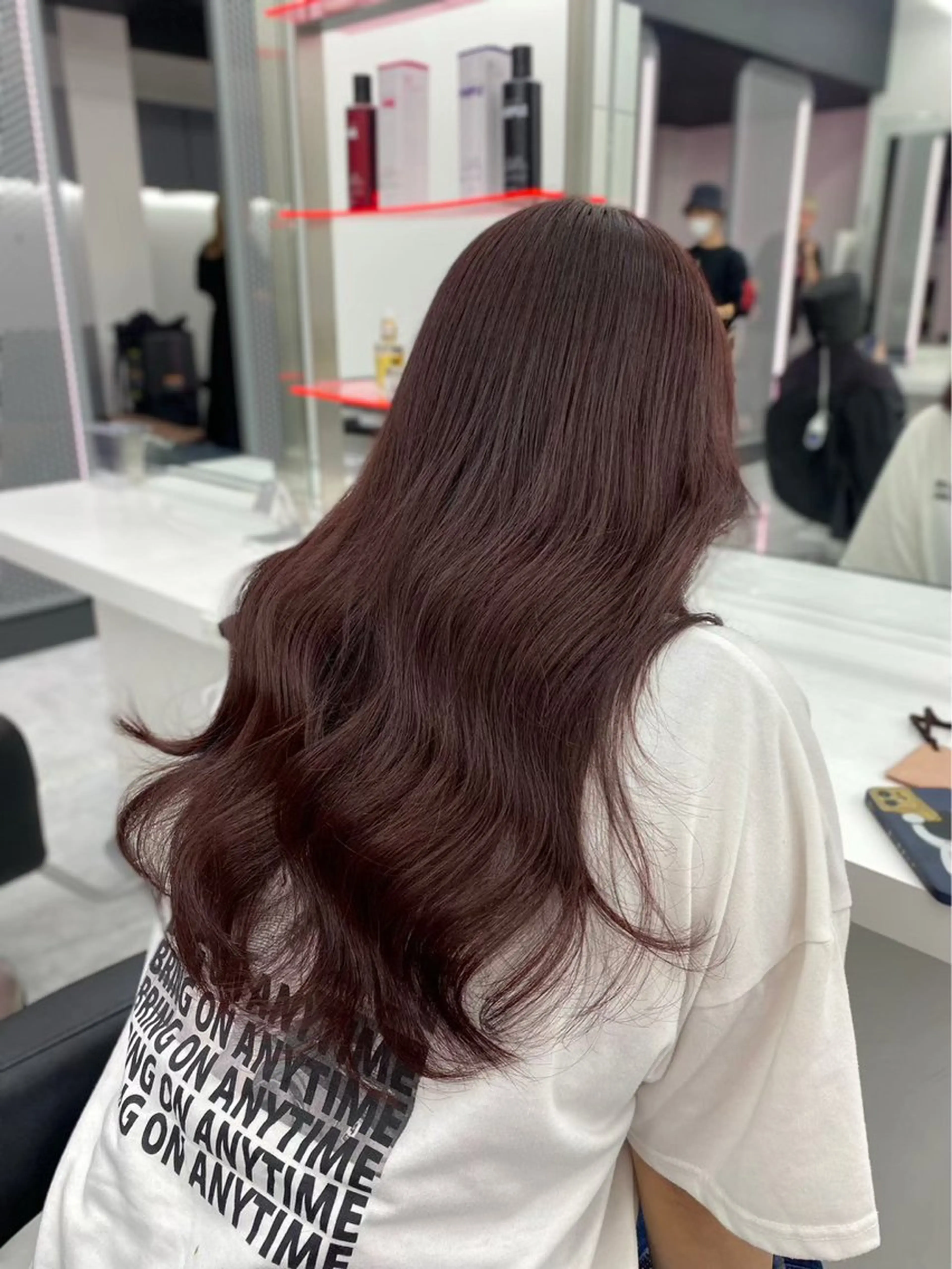 ロング まろっと艶感ブラウン ベージュ🤍まなかのヘアスタイル