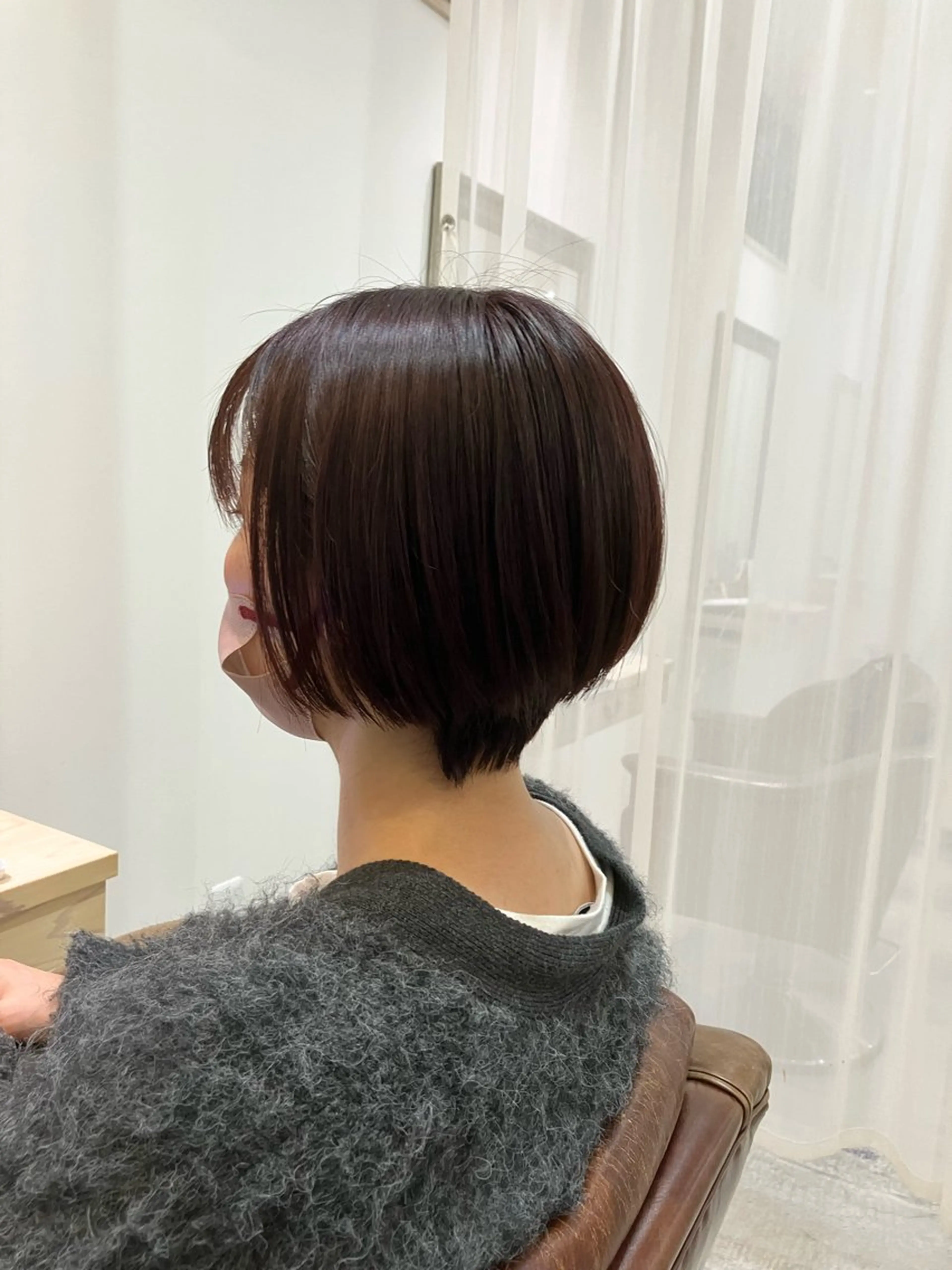 ショート ショートボブ ボブ ショートヘア adorableはなみずき店所属・唯一無二の曲がる 縮毛矯正 小林のヘアスタイル