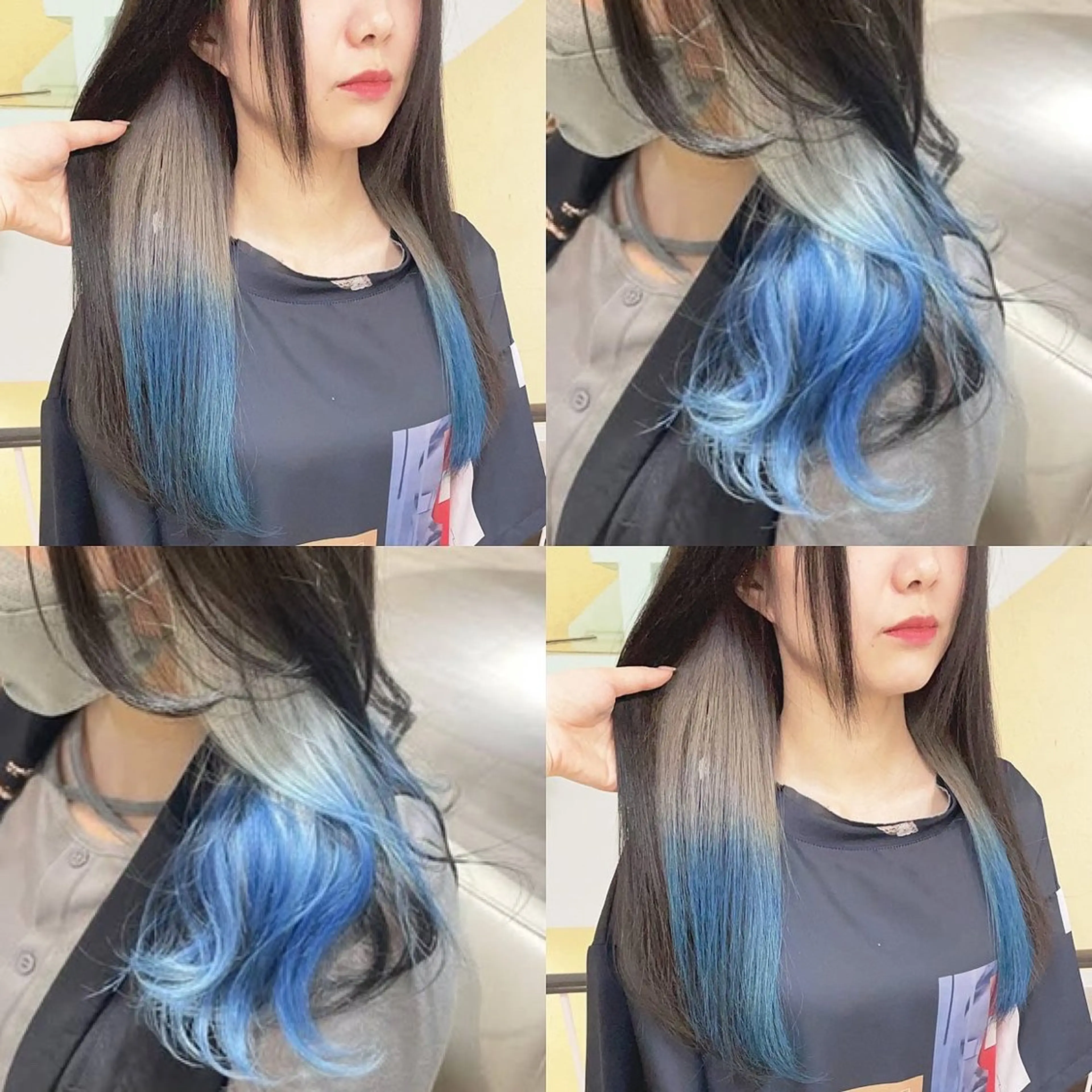 カラー ヘアカラー トリートメント 渋谷:インナーカラー ／🍒エリカ🍒のヘアスタイル