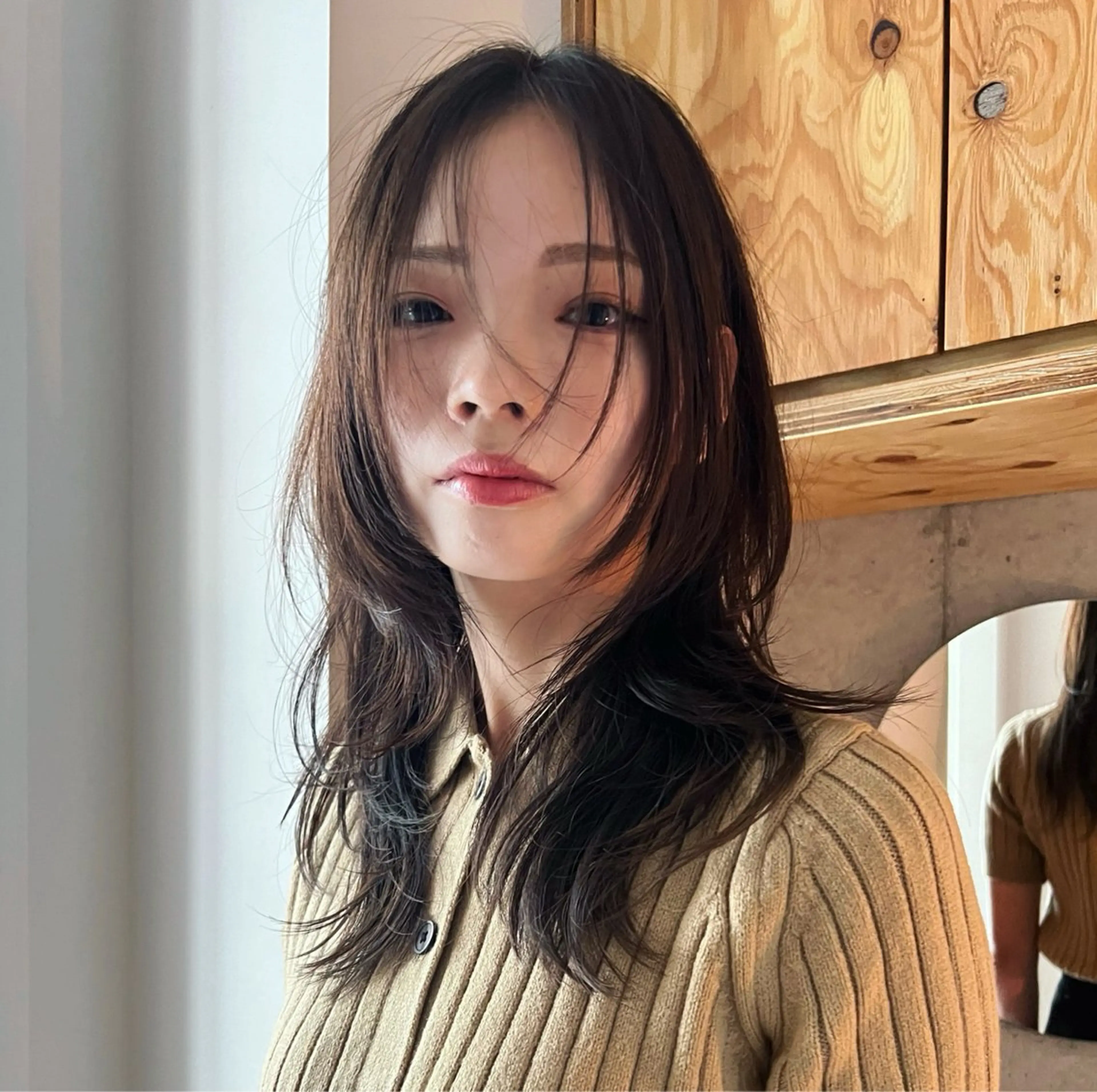 ミディアム カラー カット ヘアカラー ハッシュカット カシマハヤトのヘアスタイル