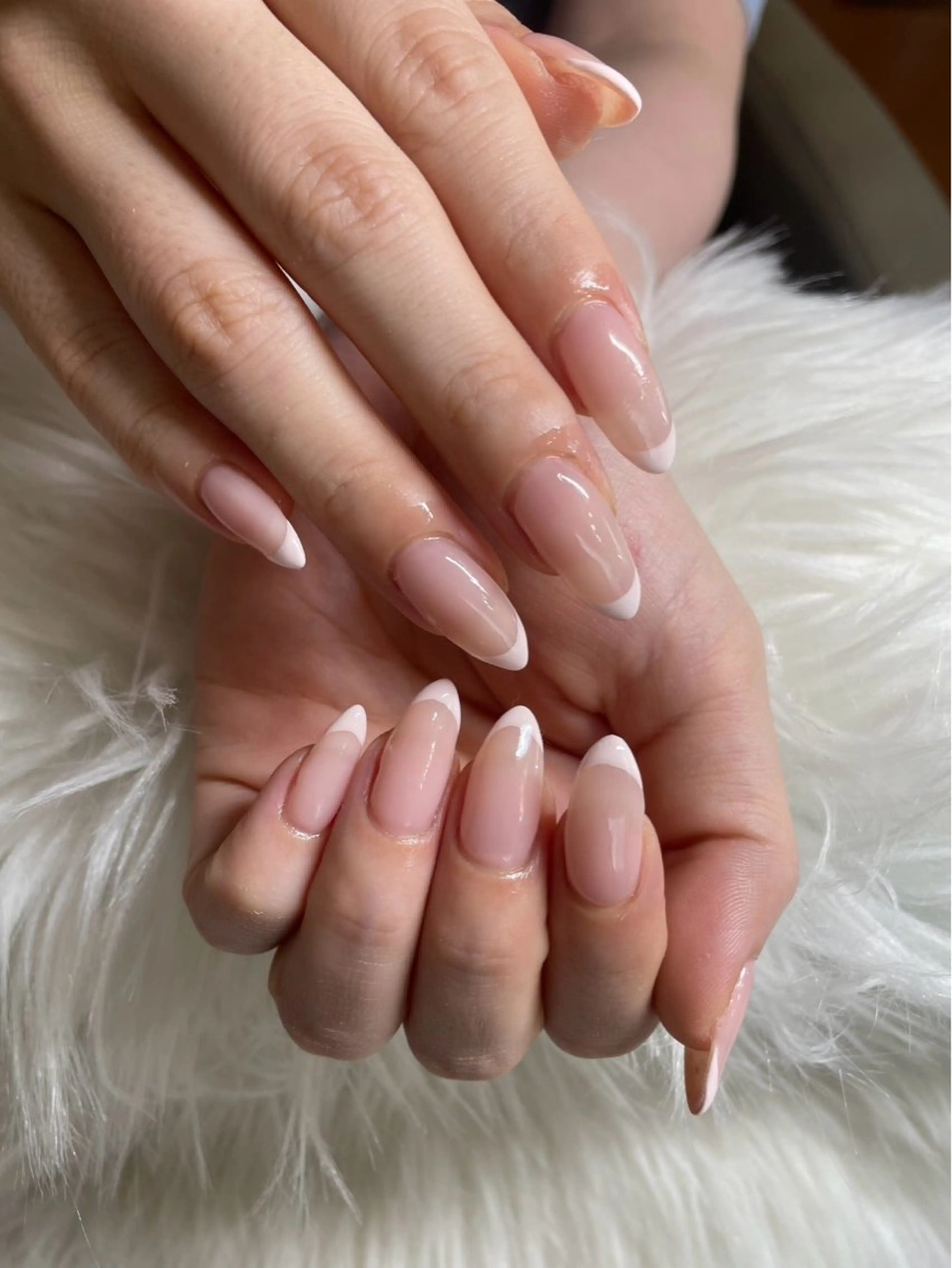 【自店・他店オフ無料】フレンチ🫧甘皮ケア込みの写真