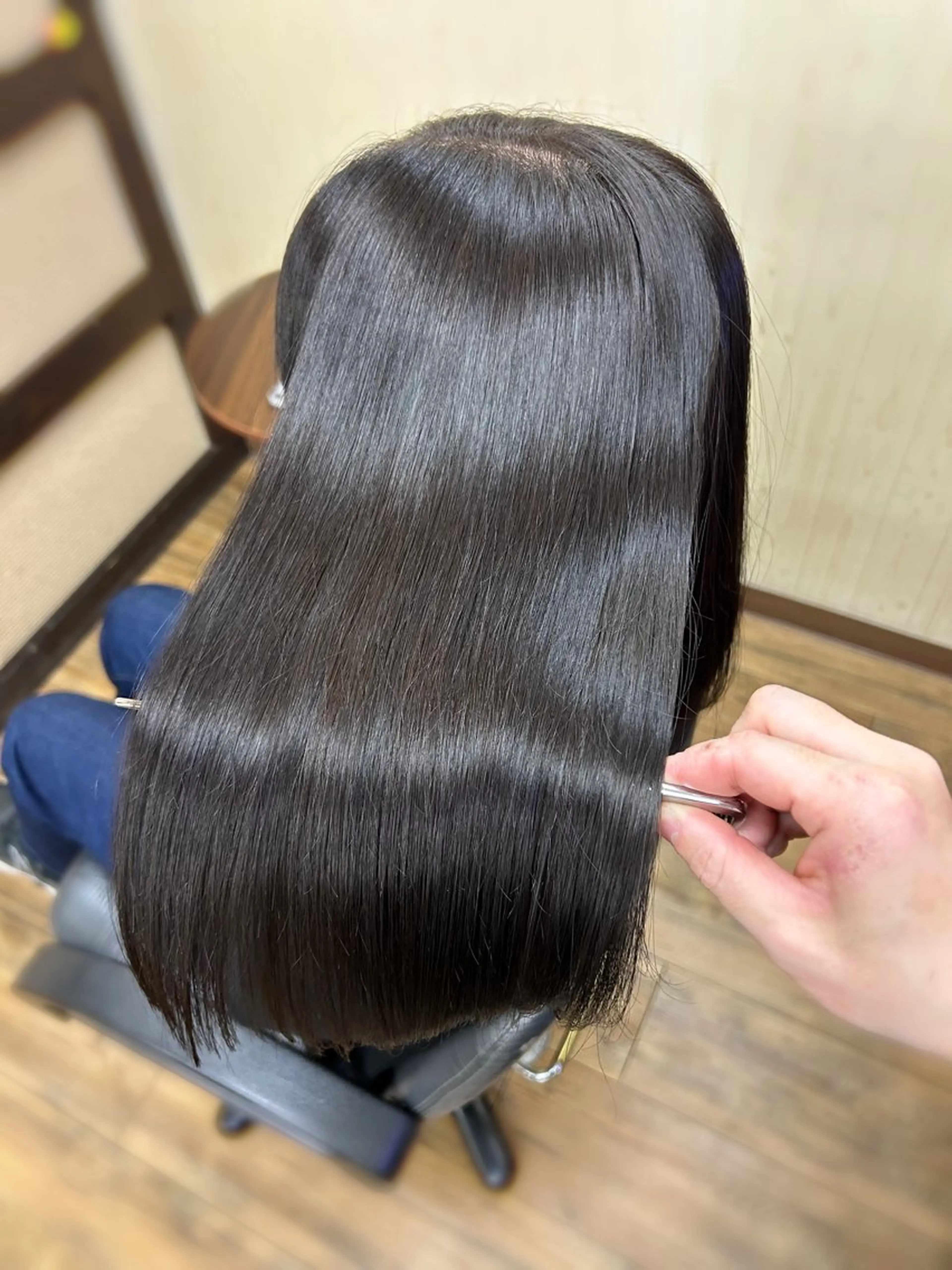 ロング みやたゆうき 髪質改善講師のヘアスタイル