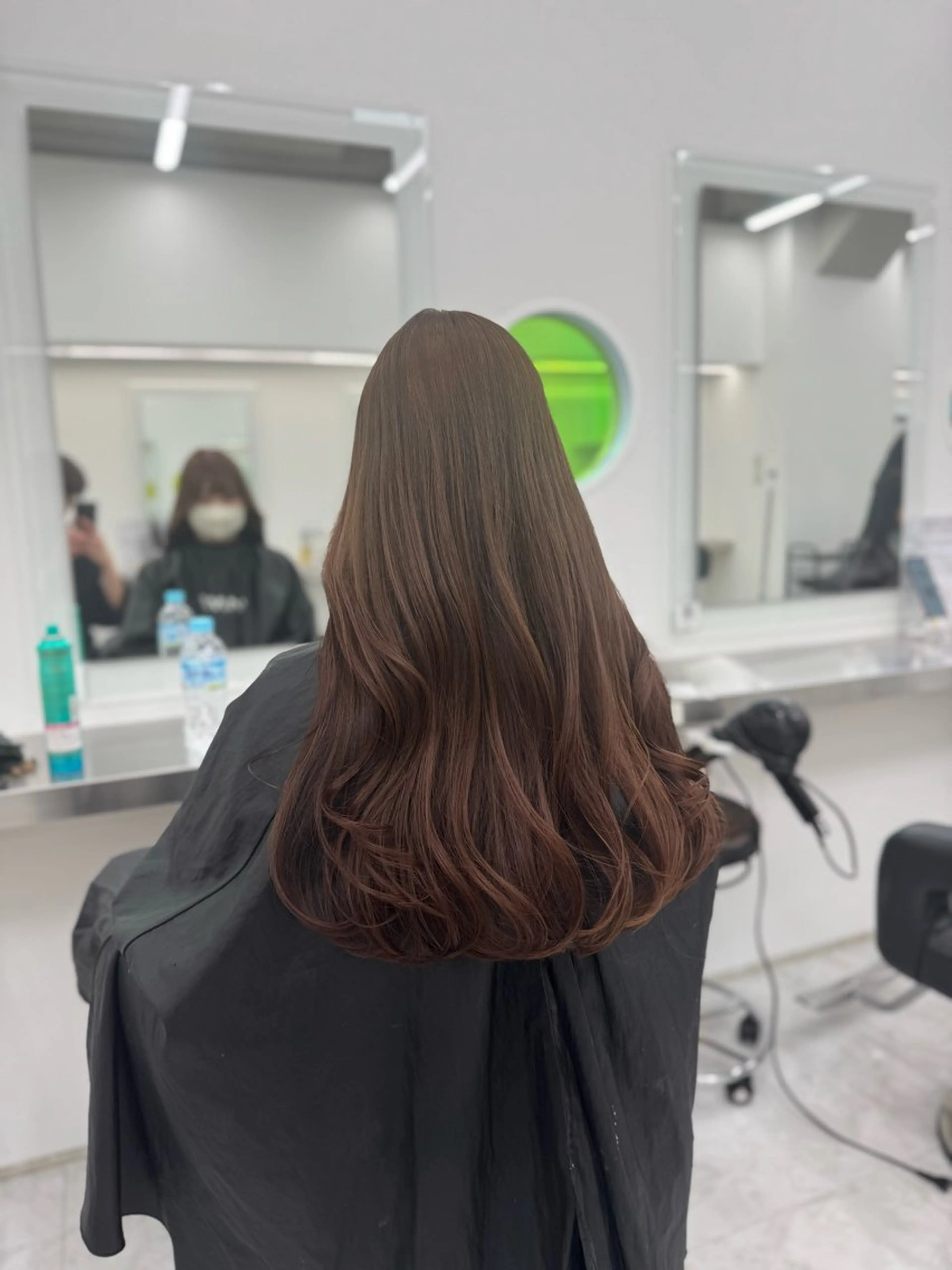 ロング カラー ヘアカラー トリートメント ヘッドスパ ヘアセット ブリーチなし🤍透明 感カラー🤍しゅうじのヘアスタイル