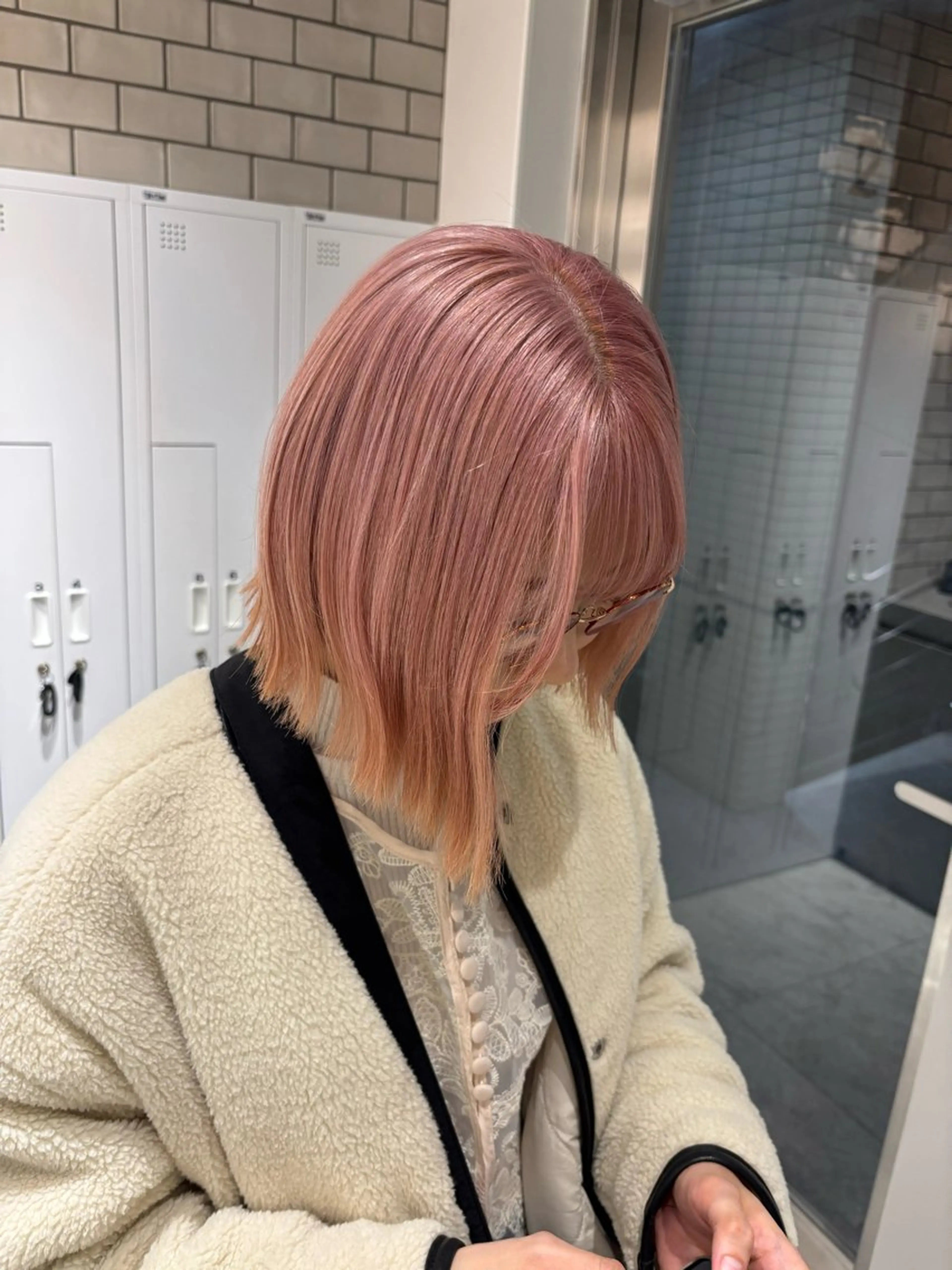 ショート カット ヘアカラー トリートメント aoi ♡グレージュ ・ベージュカラーのヘアスタイル