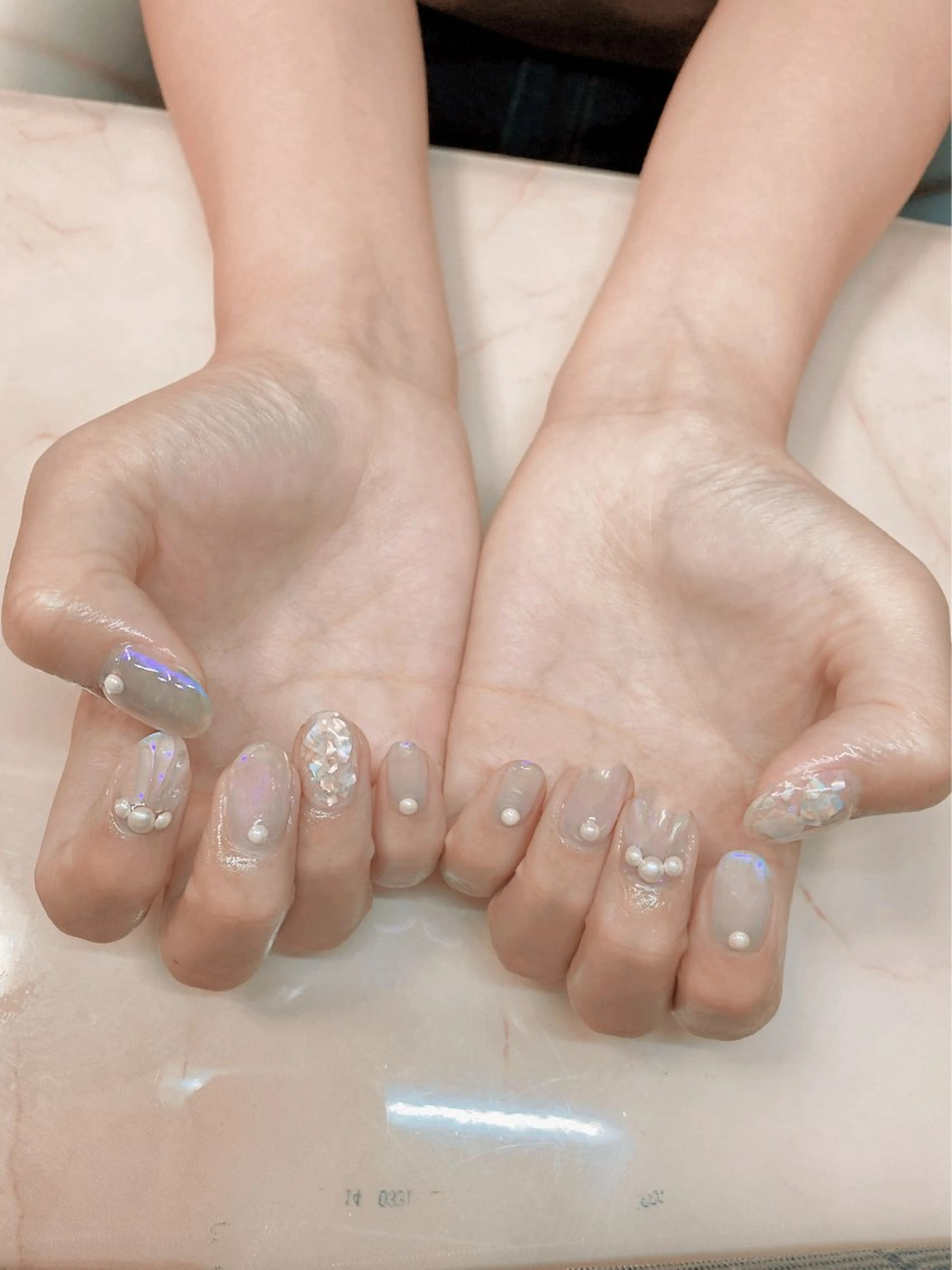 ネイル chiara  長さ出し/パラジェルのネイルデザイン