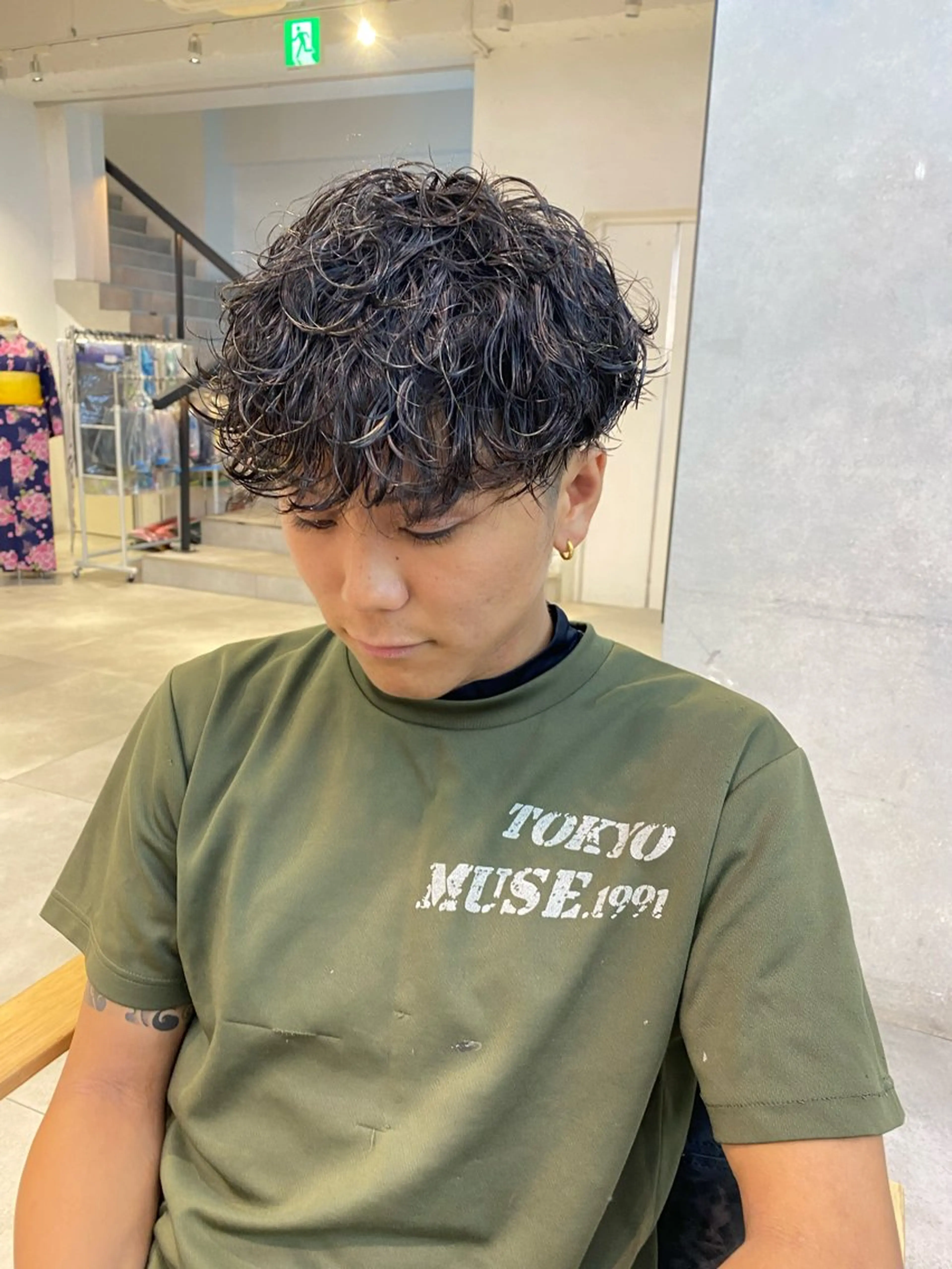 パーマ メンズ 新宿【メンズパーマ】 塩澤太一のヘアスタイル