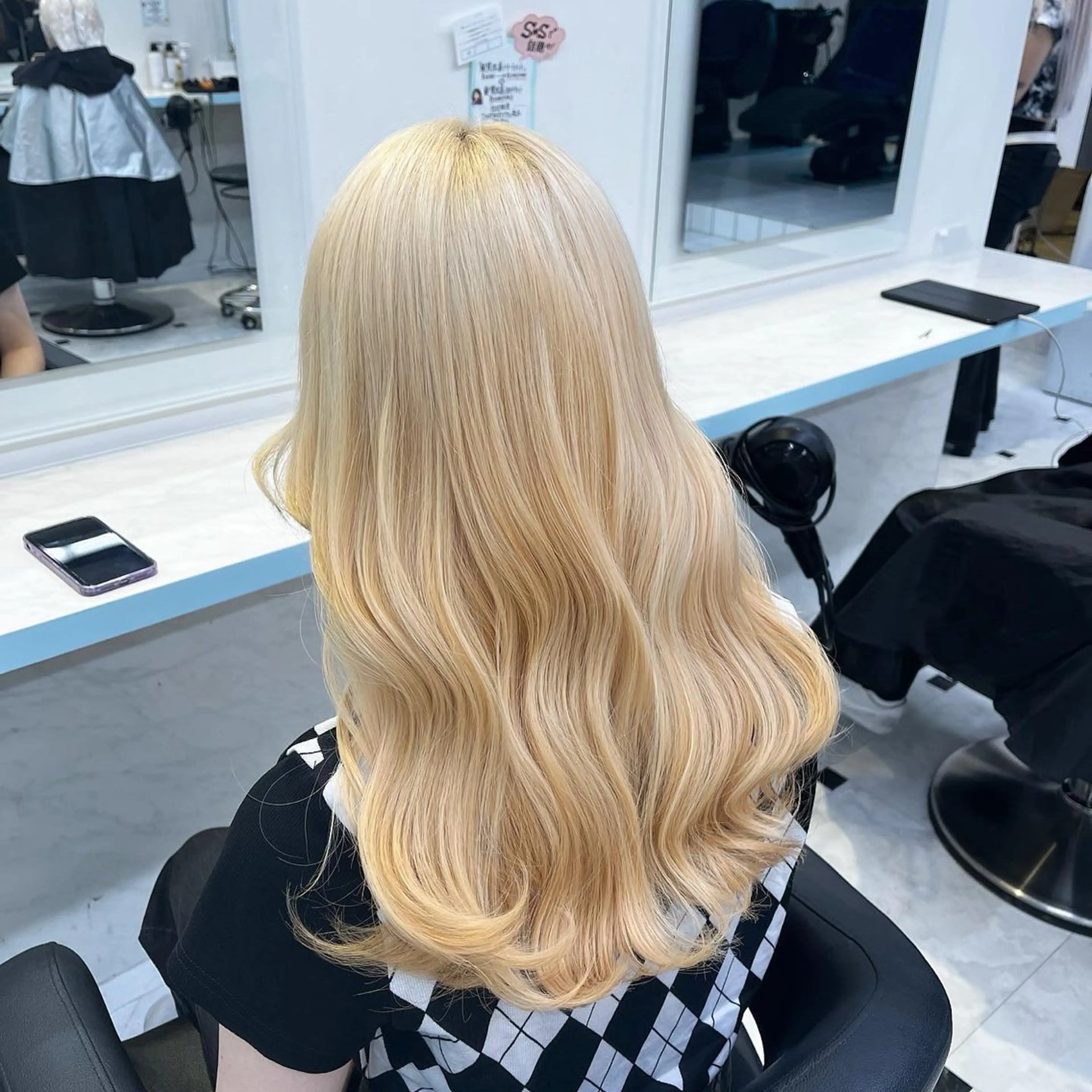 ロング カラー ヘアカラー トリートメント ブリーチカラー 🩵MIZUKIのヘアスタイル