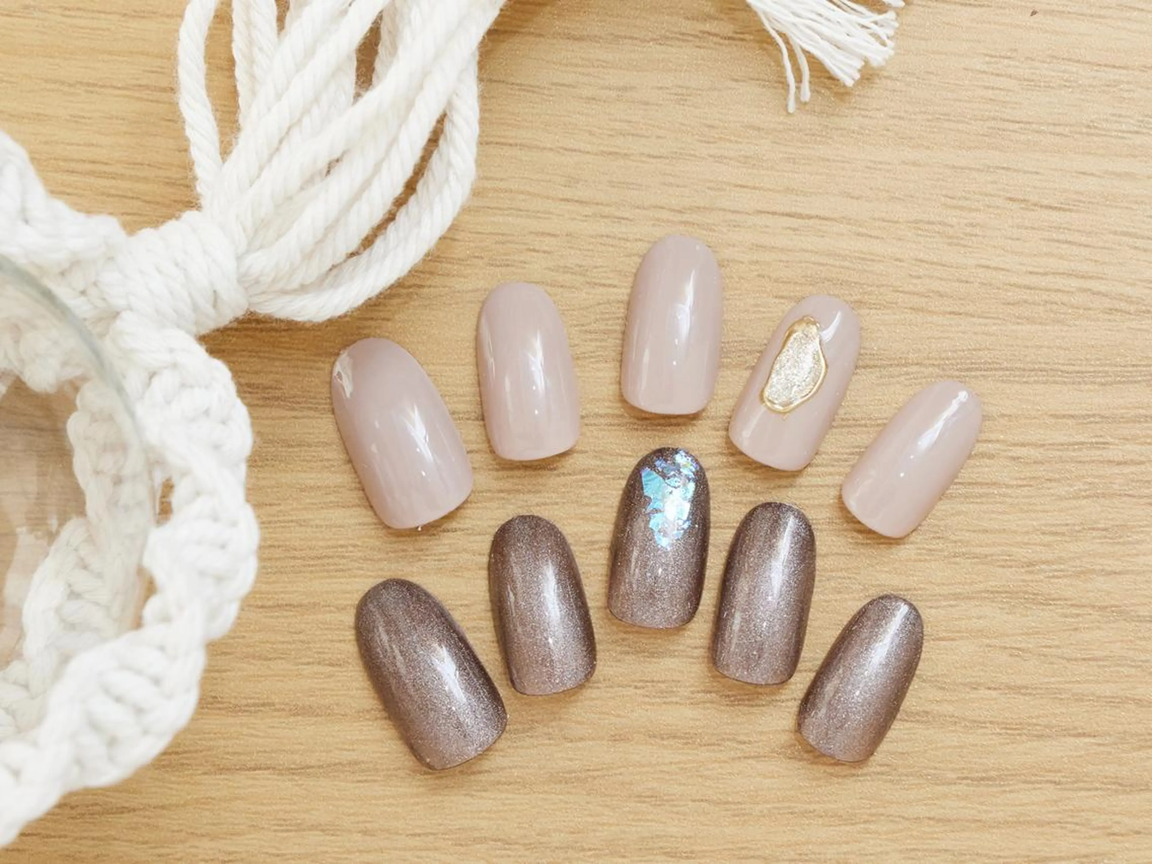 ネイル フレンチネイル ジェルネイル グラデーション マグネットネイル ミラーネイル ハンドネイル 【パラジェル認定】 newiネイル京橋のネイルデザイン