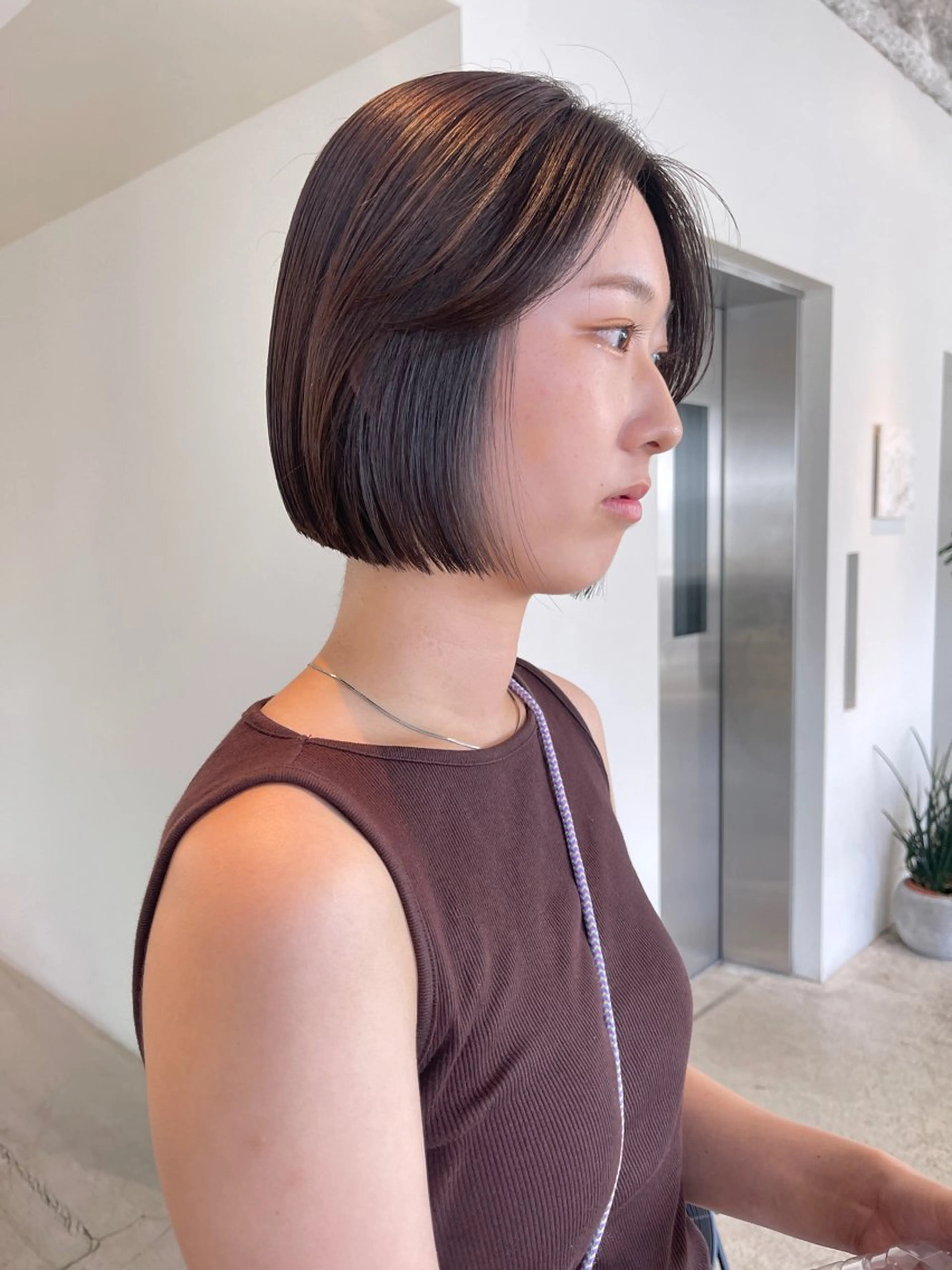 ショート oma　袮次金 鈴香のヘアスタイル