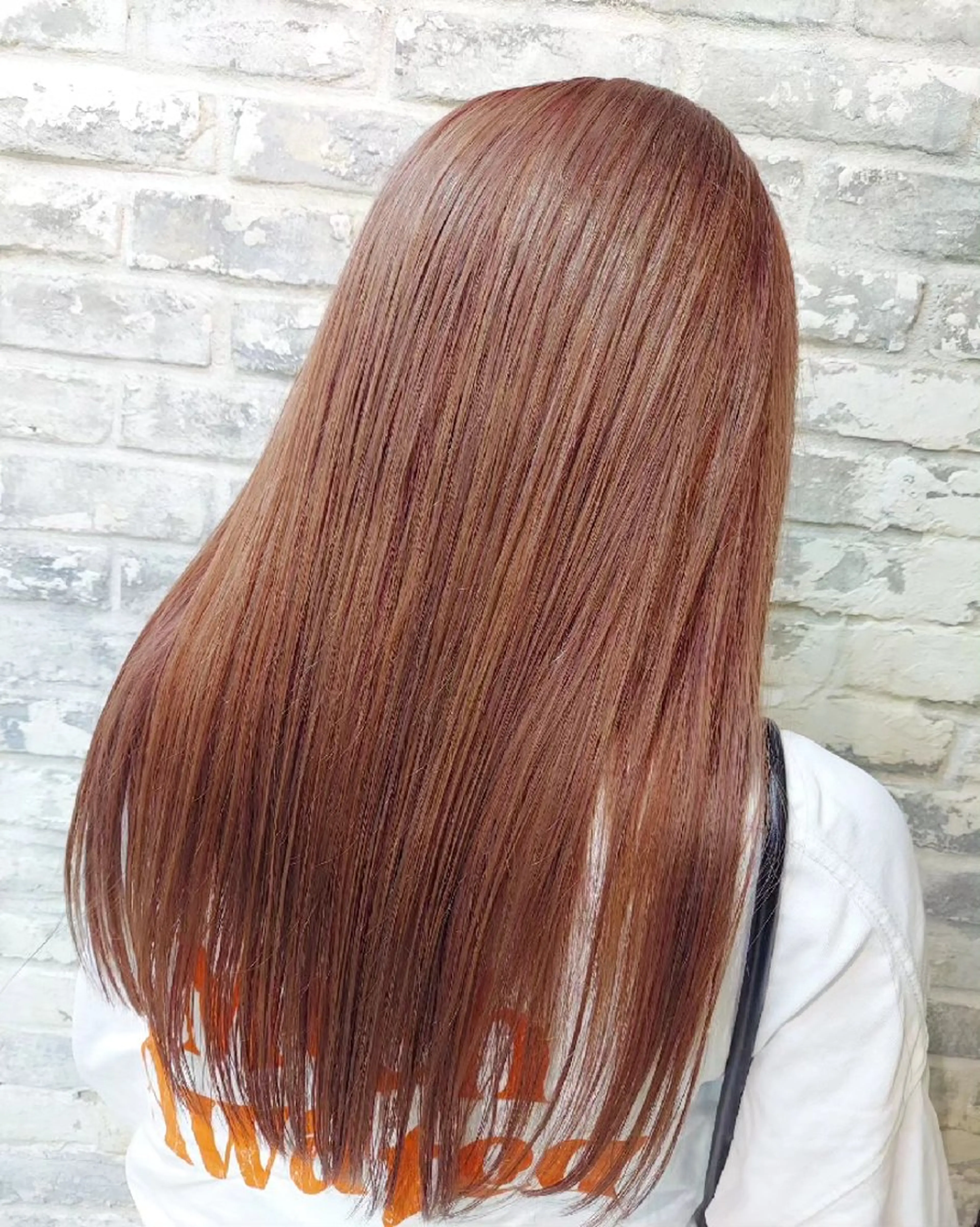 カラー ロング ベージュカラー ピンクカラー ピンクベージュ ヘアカラー トリートメント grow上野御徒町【グロウ】所属・ブリーチ・ハイトーン 特化🎉内山のヘアスタイル