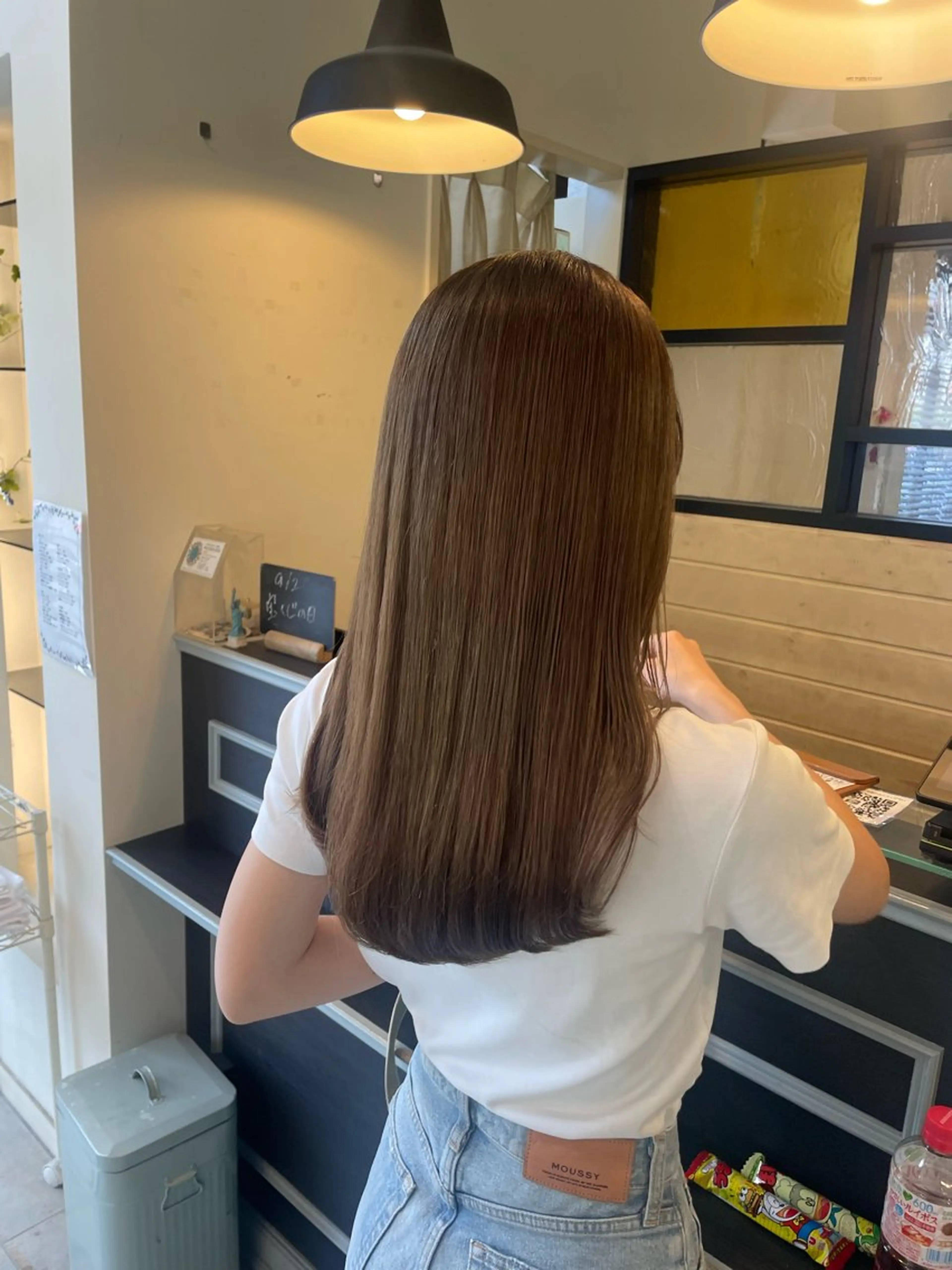 ロング カラー スナコザワ レナのヘアスタイル