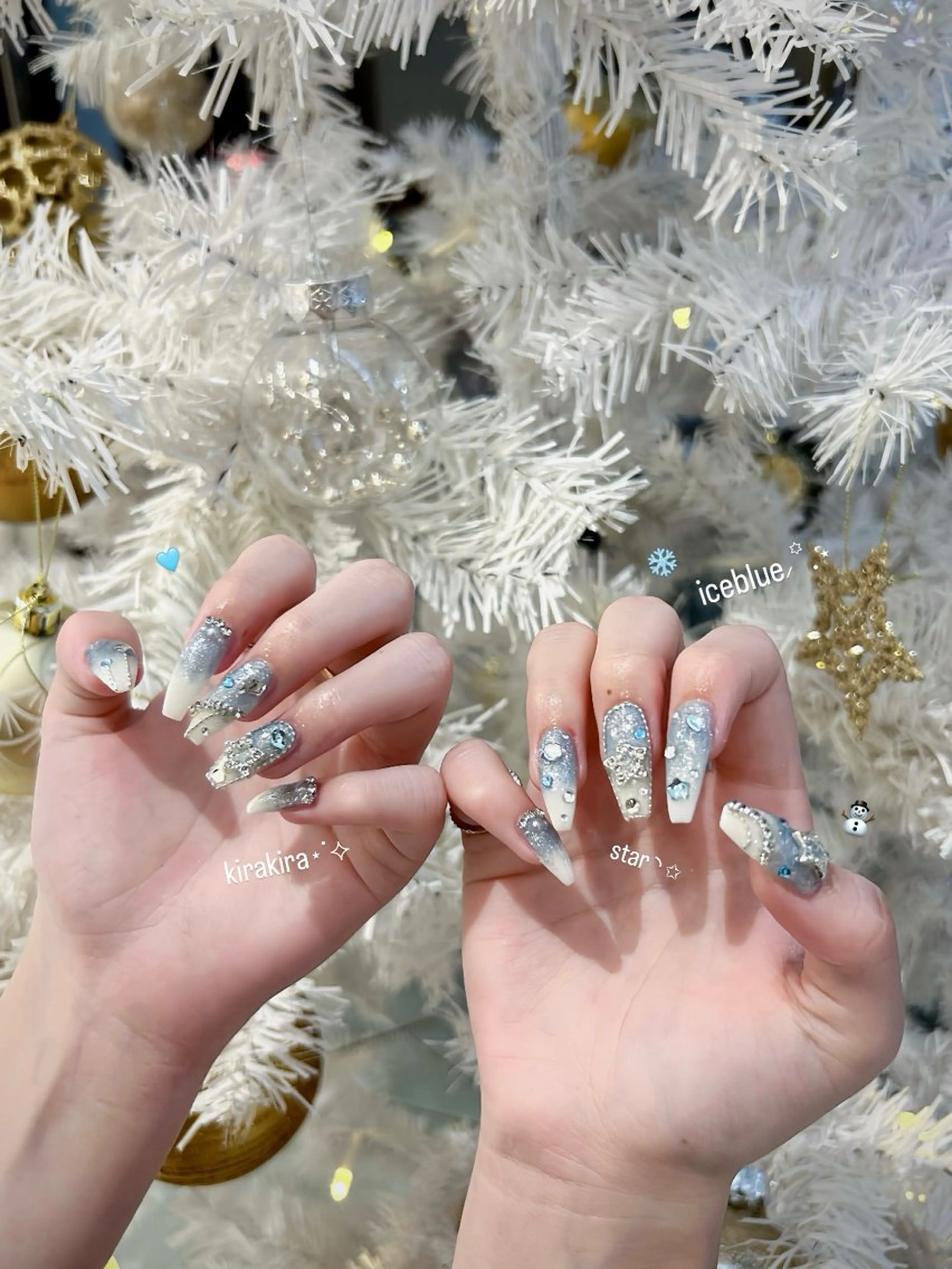ネイル クリスマス ハンドネイル Uzuki ／ROCCOnailのネイルデザイン