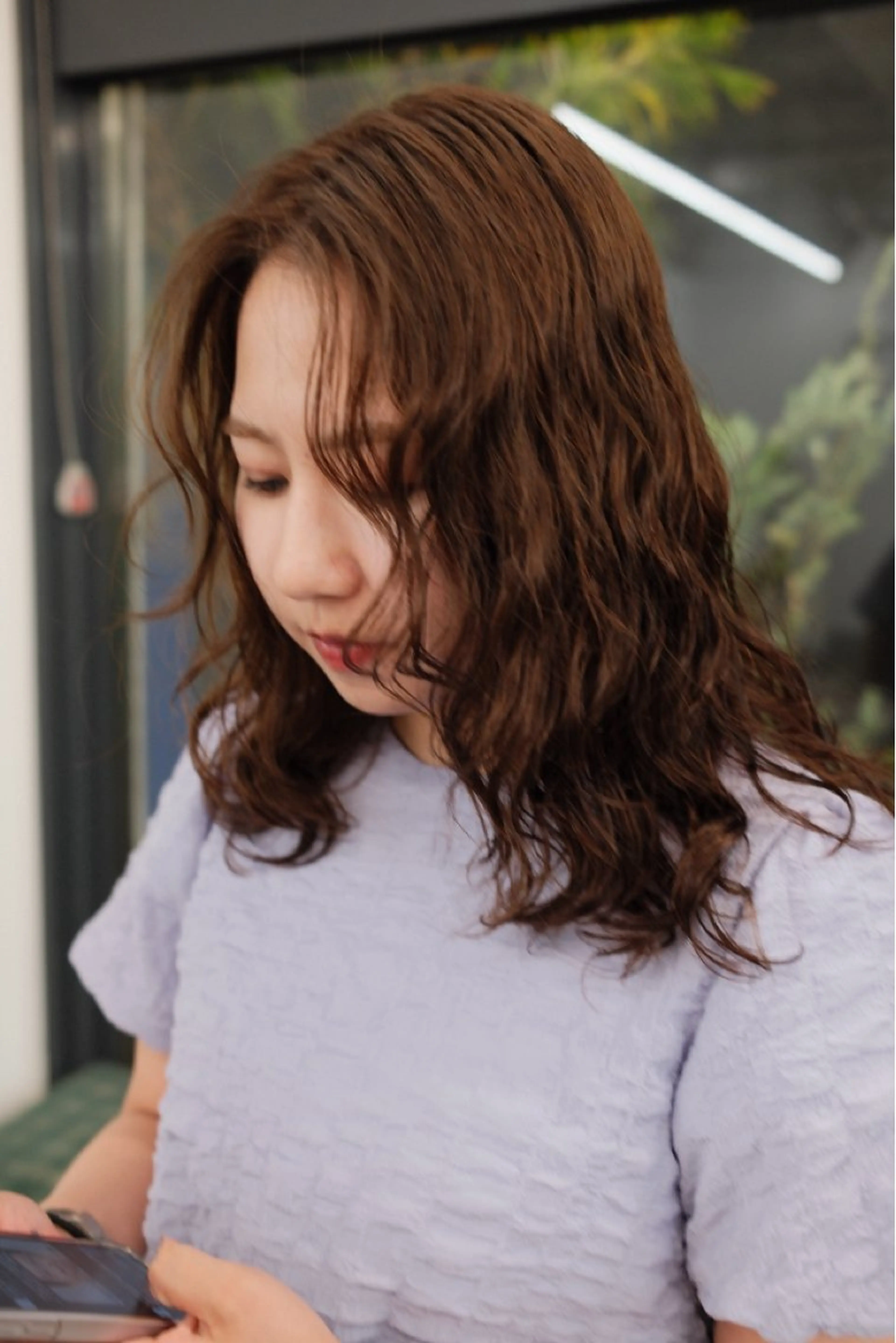 ロング ボブ ウルフカット カット パーマ 【お洒落パーマ】 Elme　肥塚康汰郎のヘアスタイル