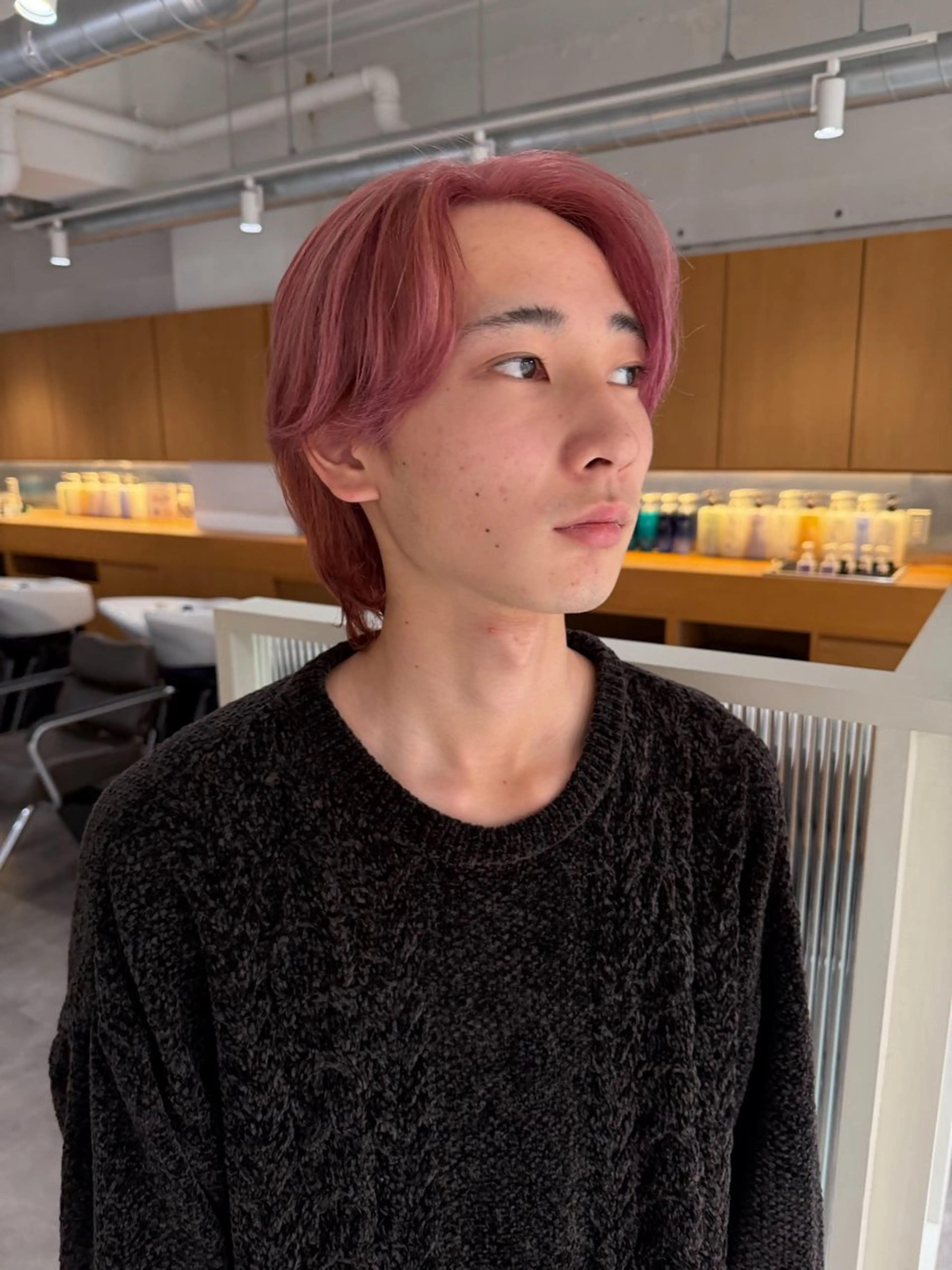 カラー ピンクカラー ヘアカラー ブリーチ/ショート /綾華のヘアスタイル