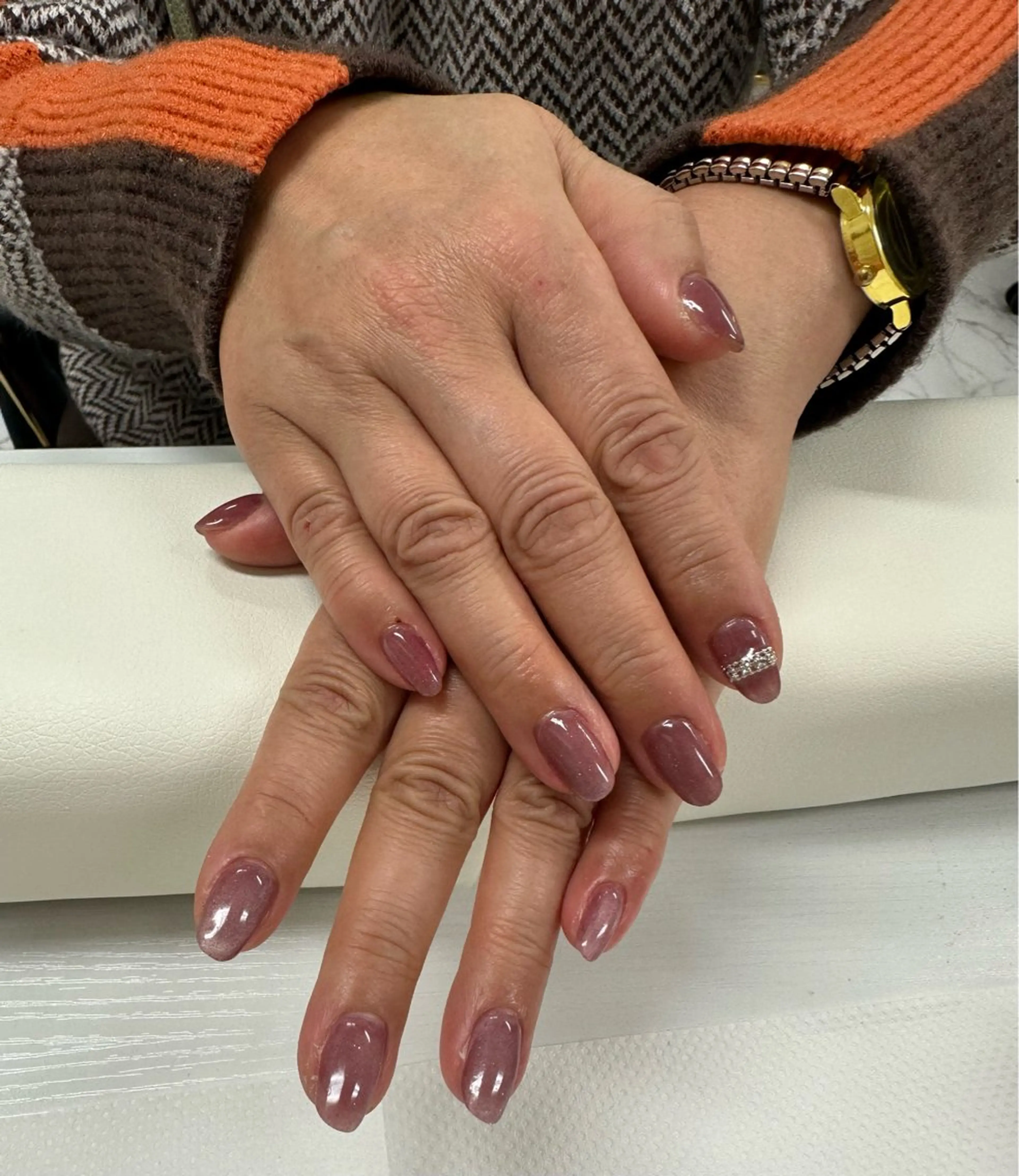 ネイル フラッシュネイル フラッシュマグ ハンドネイル Nailsalon enju 新大阪店所属・enju rina🦋のネイルデザイン