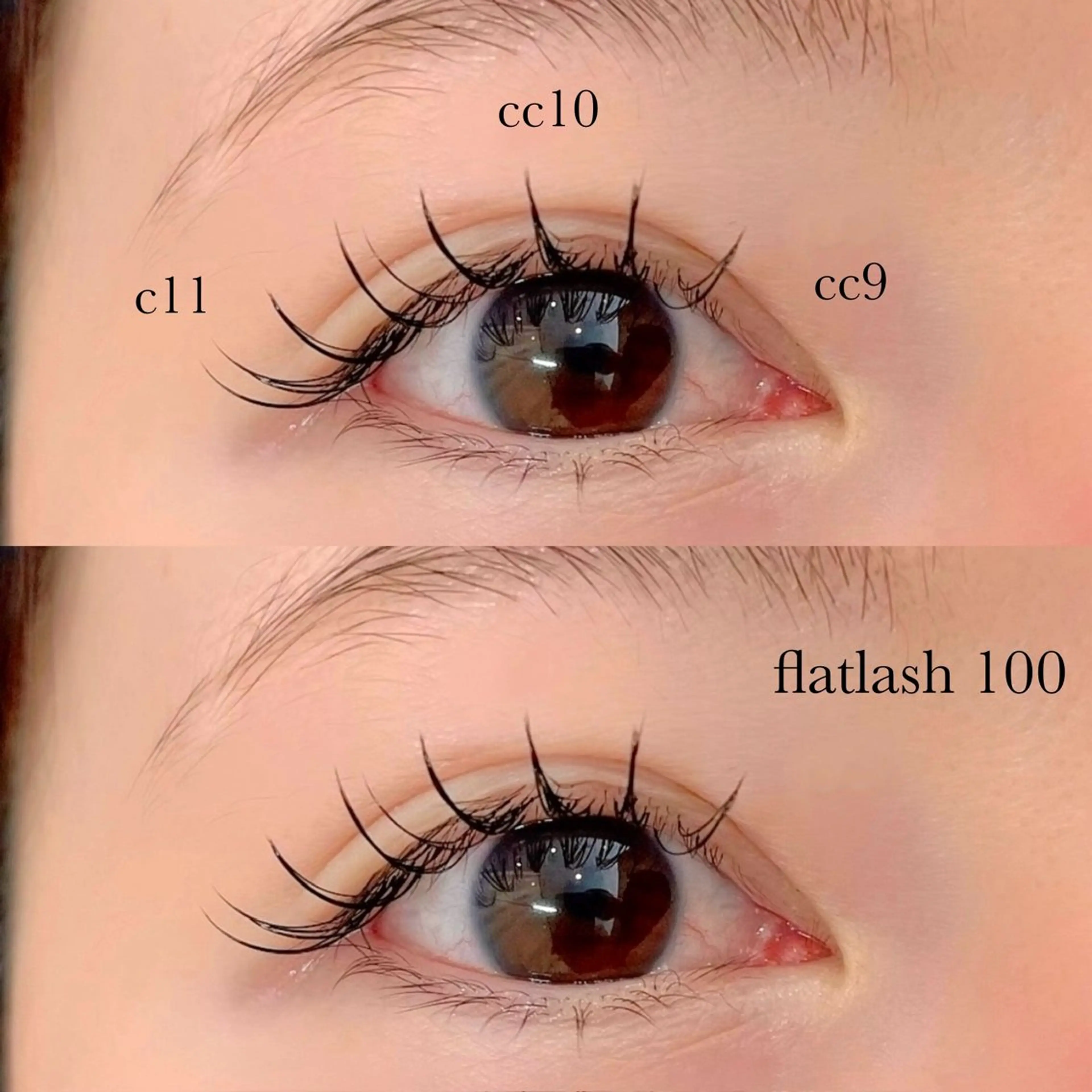 マツエク・マツパ フラットラッシュ ナチュラル 長尾 桃果 🫧 eyelistのマツエク・マツパデザイン