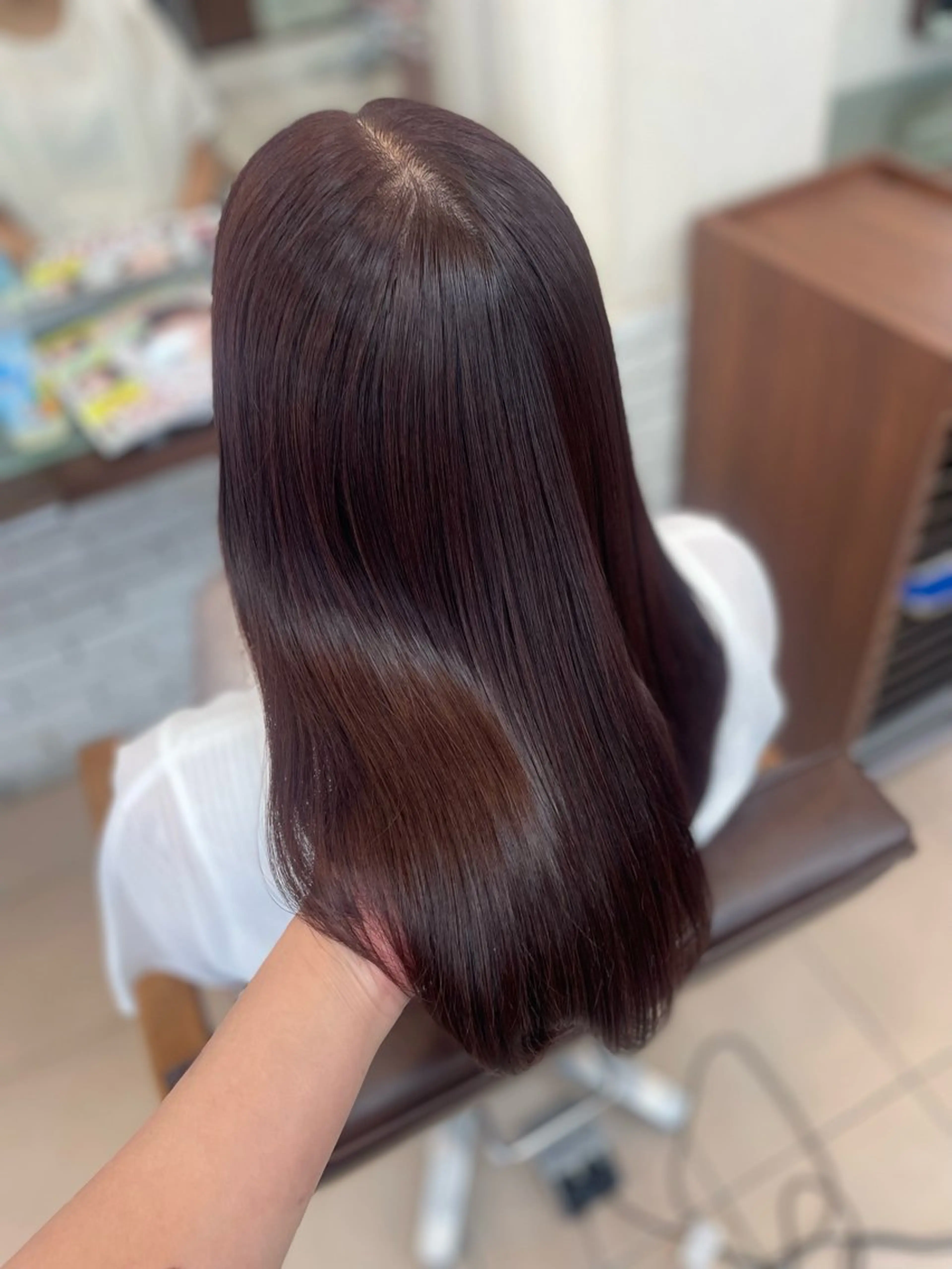 カラー カット ヘアカラー まつパ/暗髪カラー/ 縮毛矯正/若菜ほのかのマツエク・マツパデザイン