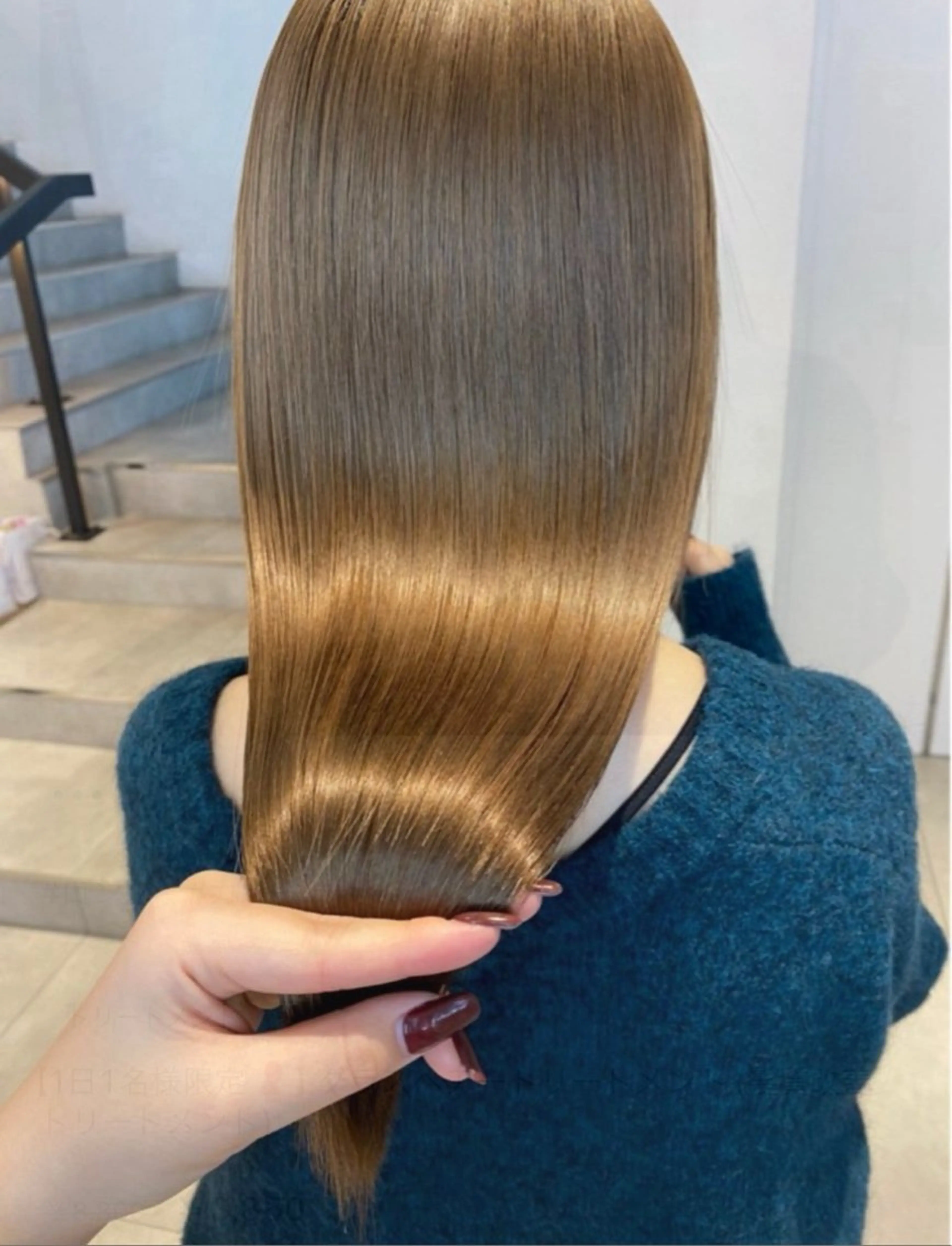 【ミニモ限定🌐】【ダメージ0艶髪✨】ダブルカラー🩷‎‎🤍(ブリーチ込)+髪質改善グラスヘアトリートメント🫧の写真