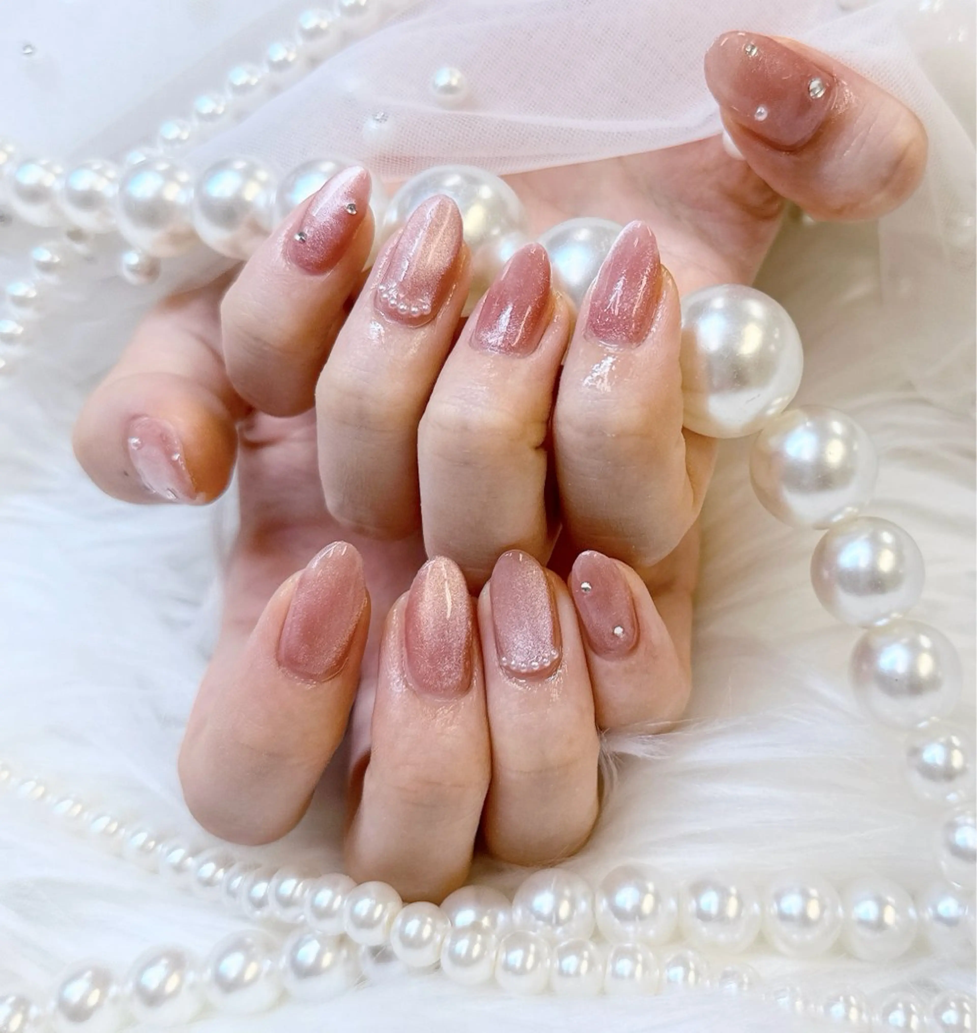 ネイル ジェルネイル パラジェル クイーンズネイル銀座所属・Queeens nailのネイルデザイン
