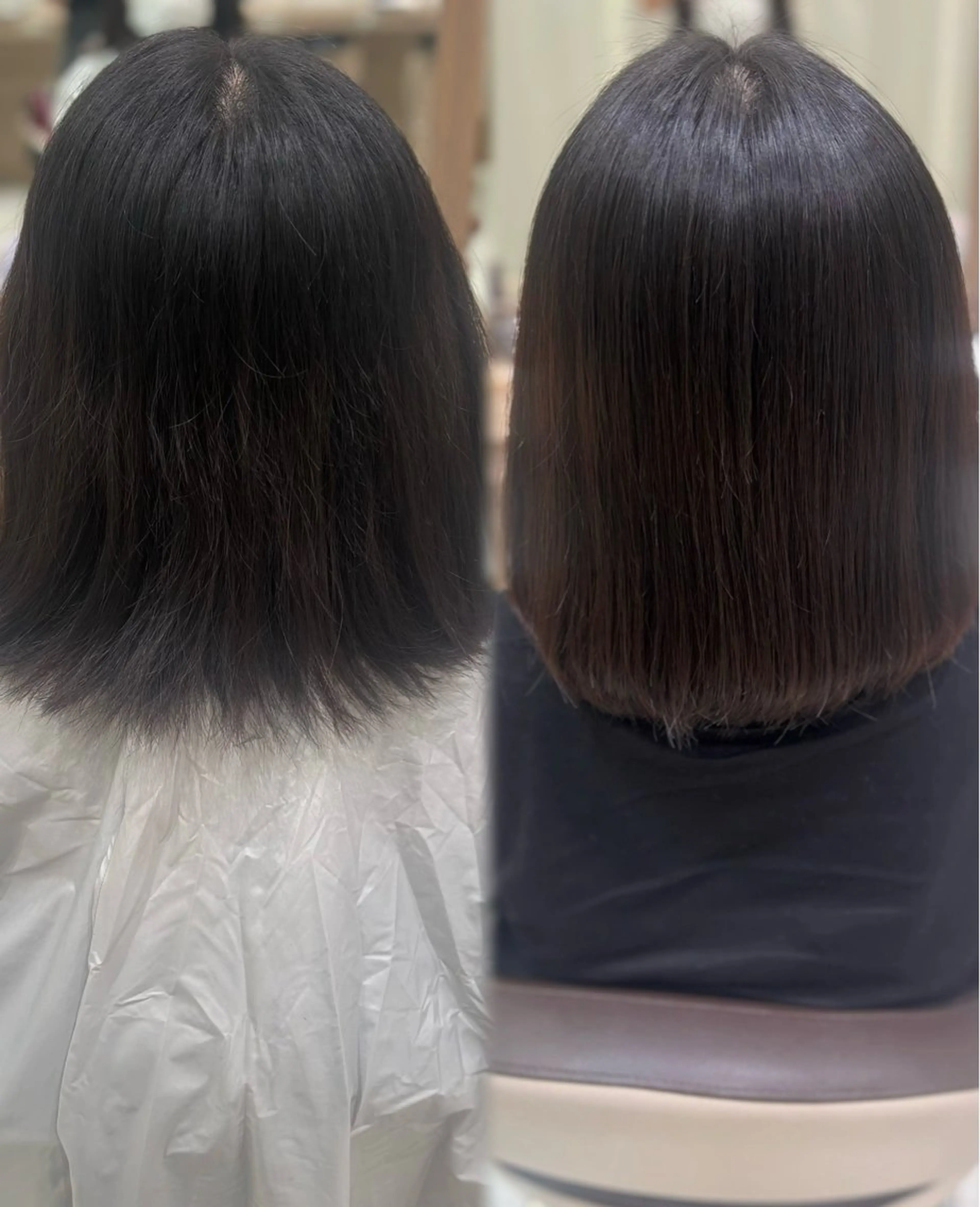 ミディアム 縮毛矯正 ⭐️NANA/ メンズカットのヘアスタイル