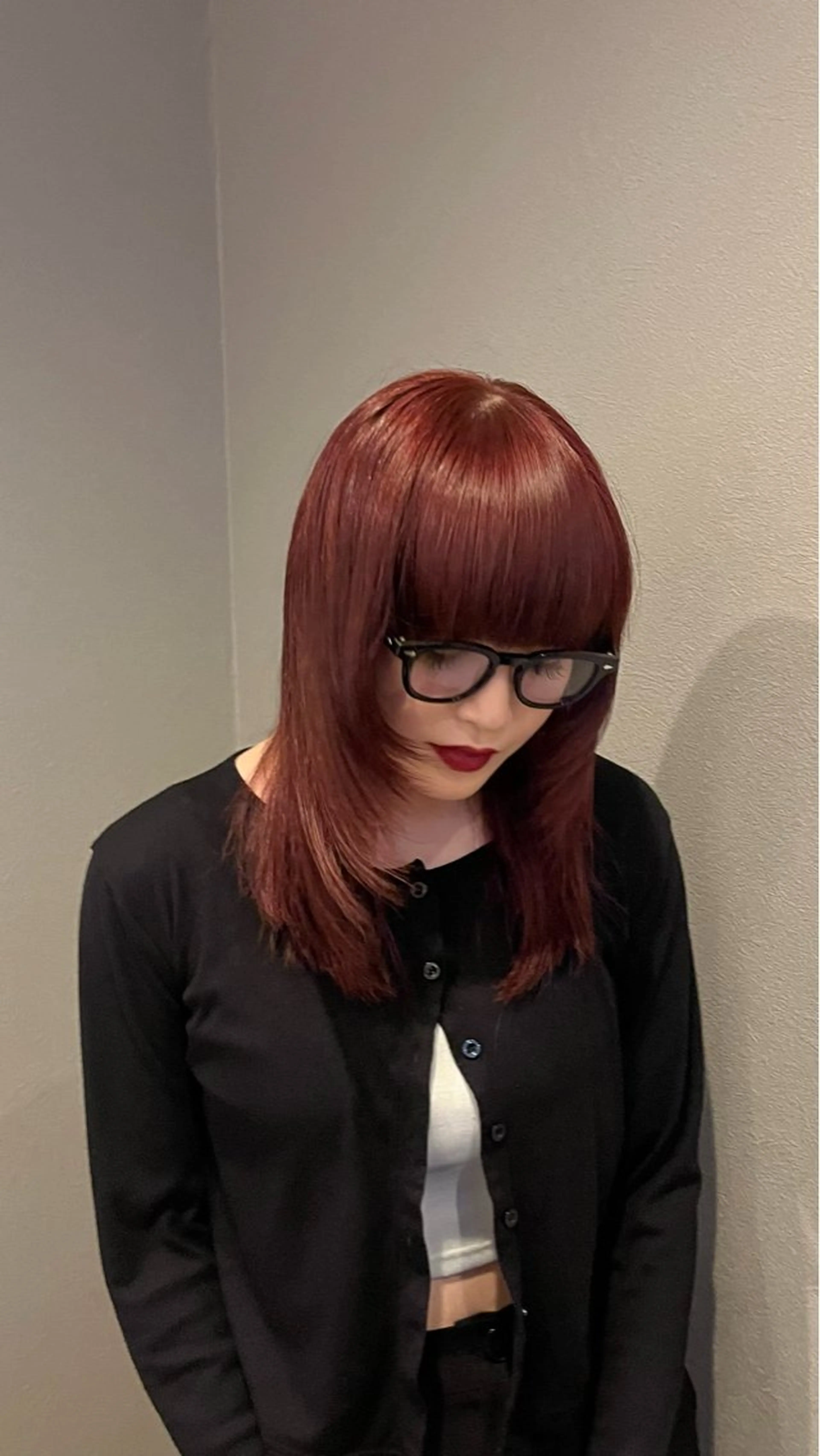 ロング 顔周りカット レイヤーカット カット ヘアカラー rowland所属・坂田 一心のヘアスタイル