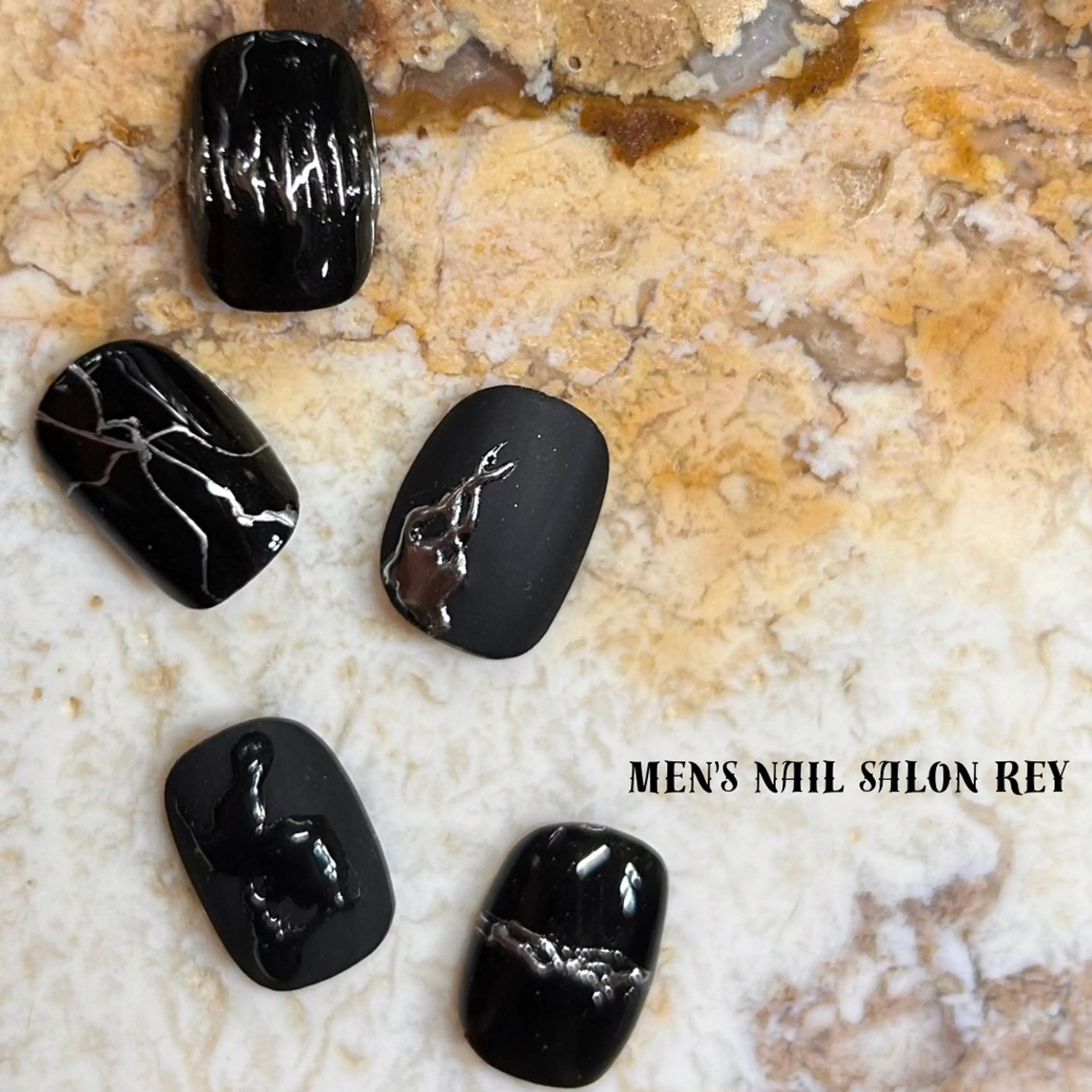 ネイル ハンドネイル men's nail salon Rey所属・men's nail salon Reyのネイルデザイン