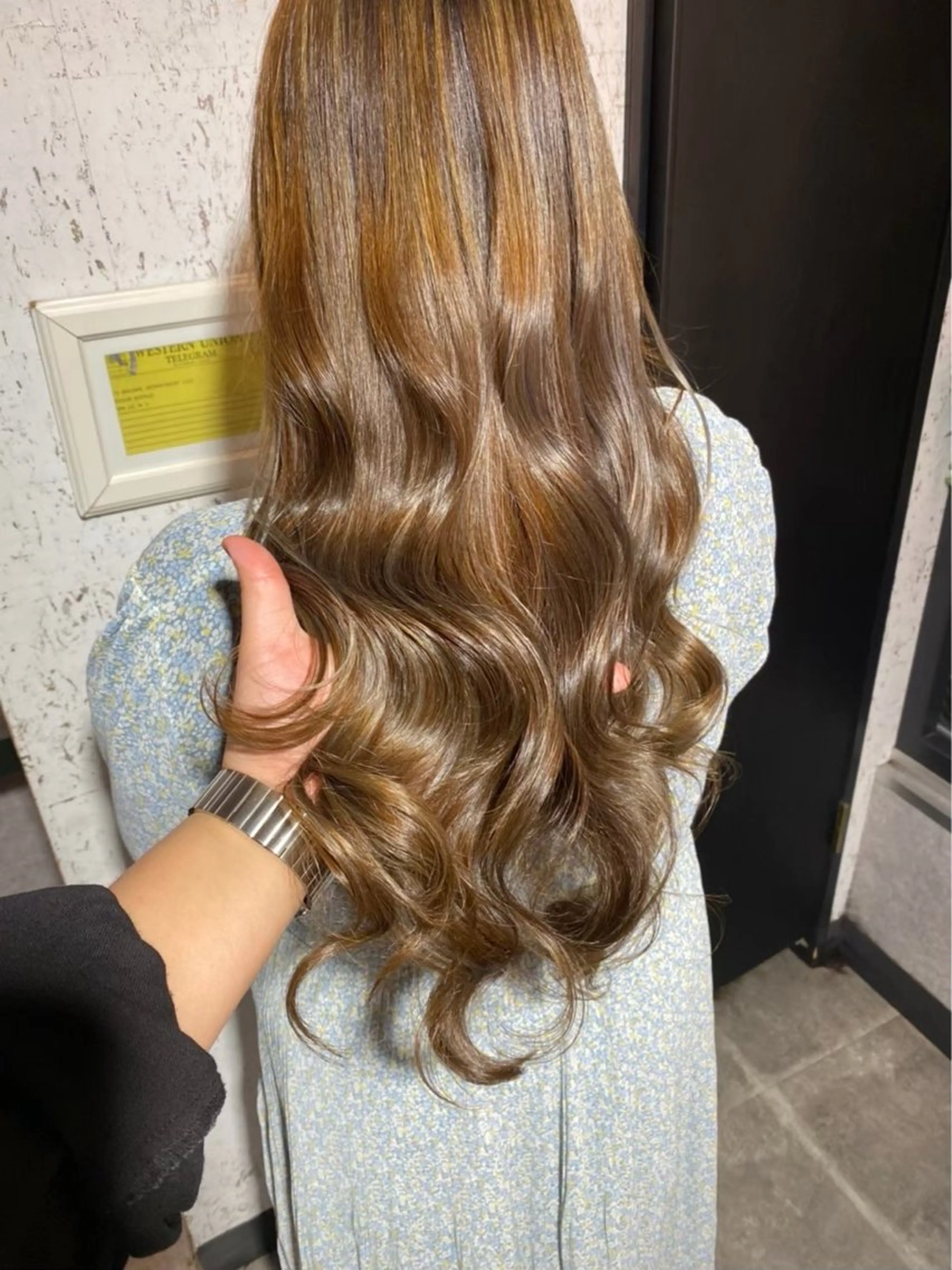 ❣️アイロン巻きが苦手な方へ❣️デジタルパーマ（コテ巻き風）＋カットの写真