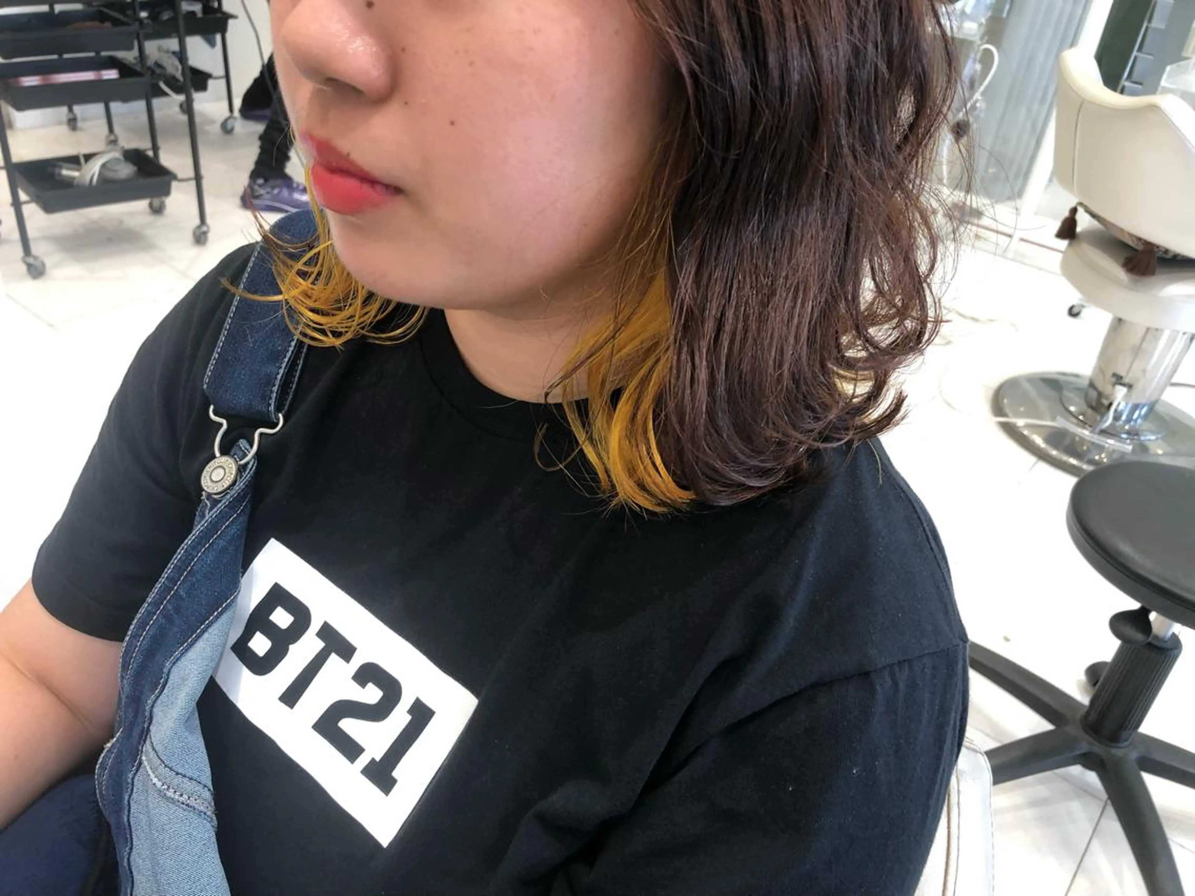 ミディアム MODE K's松原 YUMIのヘアスタイル