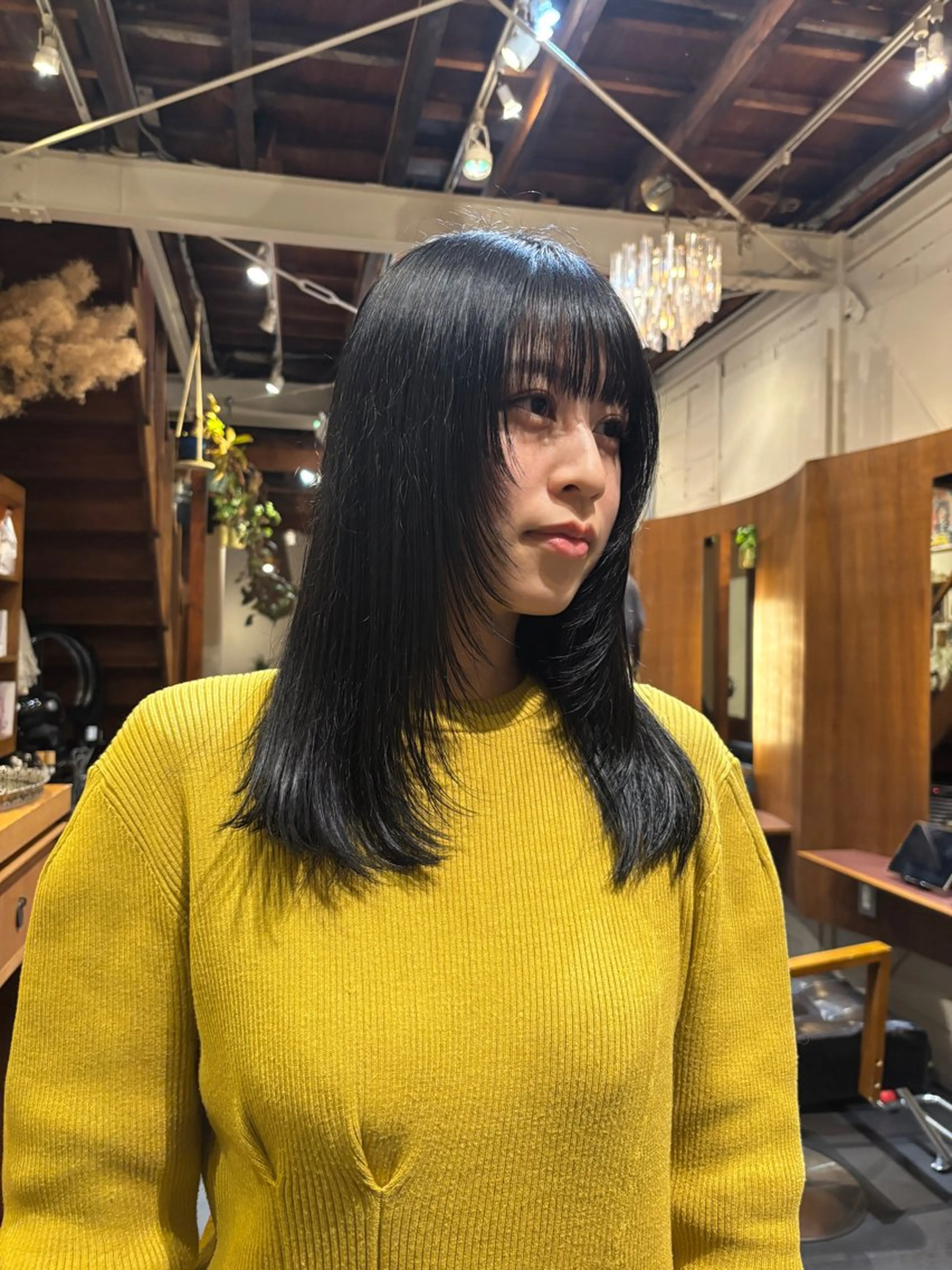 セミロング カラー カット ヘアカラー トリートメント Chiho / 梅田 / ボブ/ パーマのヘアスタイル