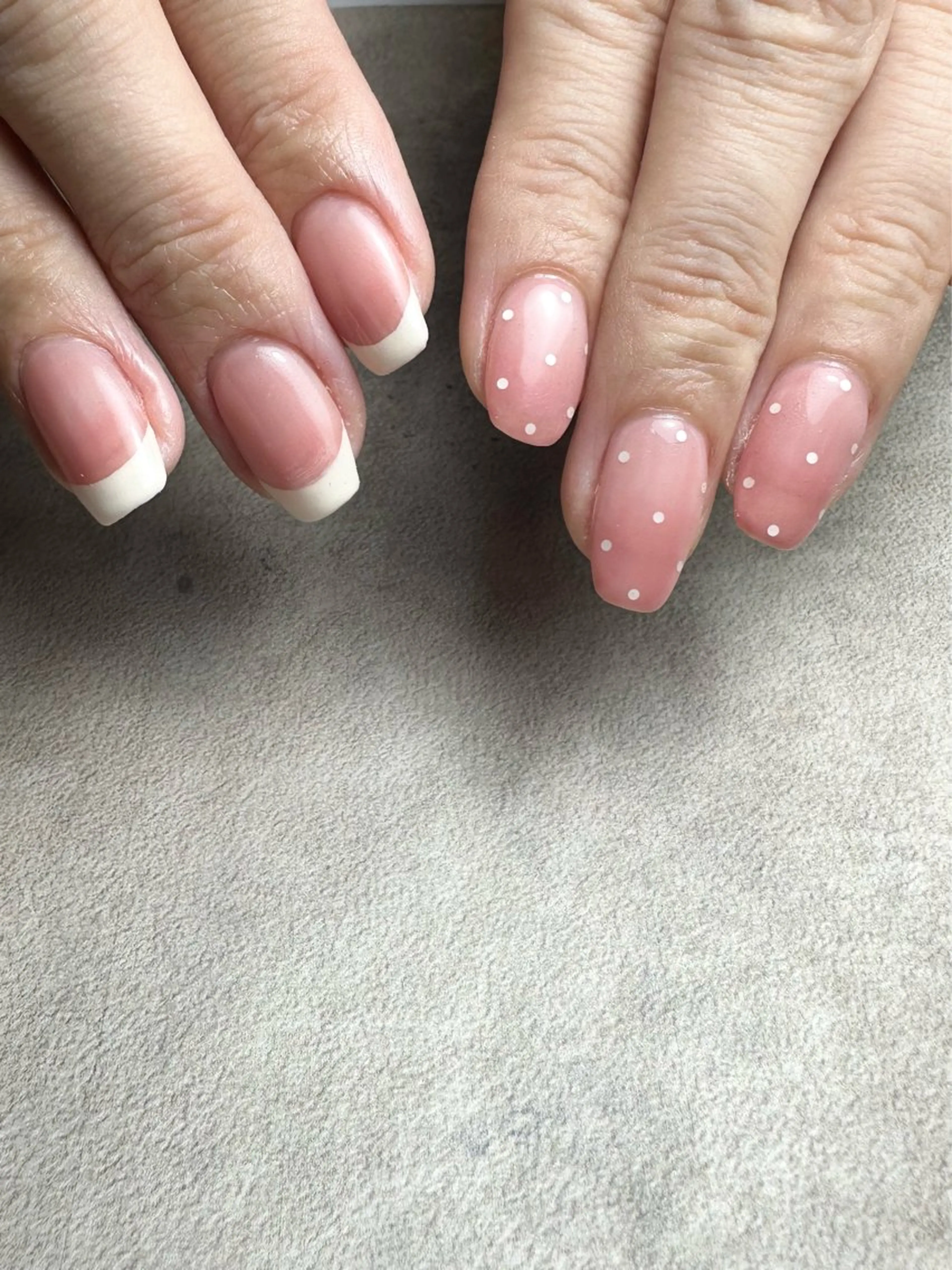 ネイル フレンチネイル ピンク nailroom Anmie.のネイルデザイン