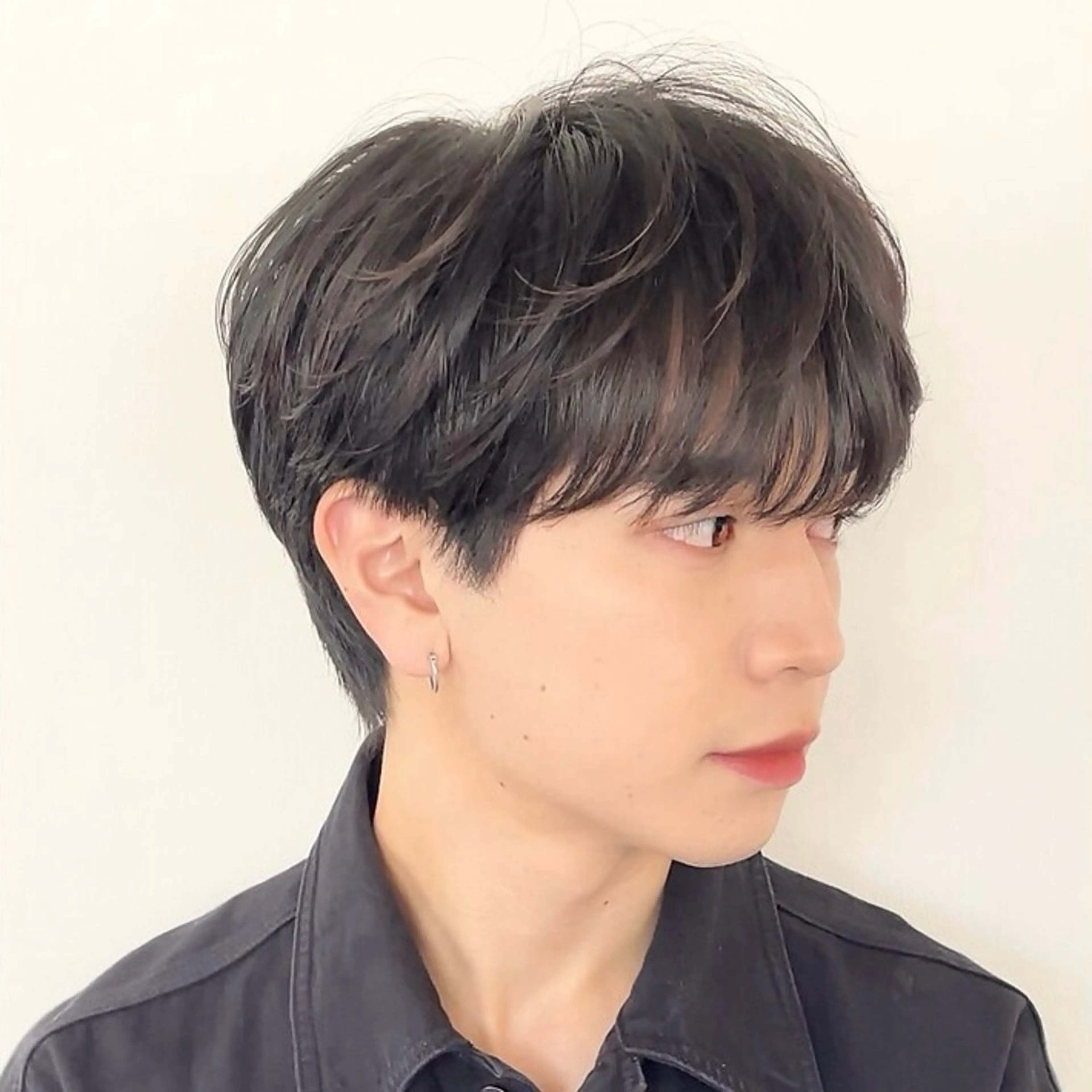 メンズ 透明感カラー ふうか　渋谷のヘアスタイル