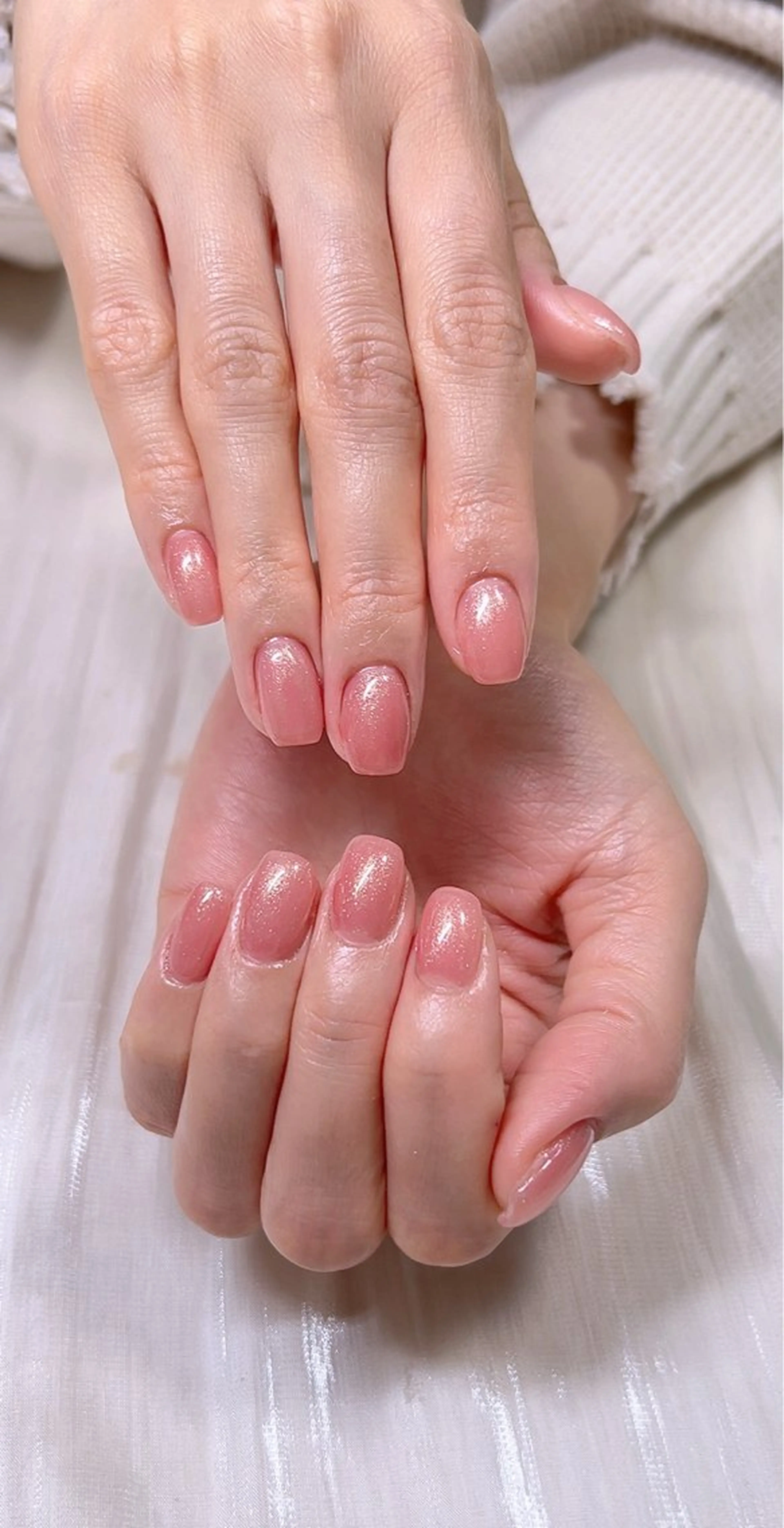 ネイル オフィスネイル ワンカラーネイル シンプルネイル Cute Tips nailのネイルデザイン