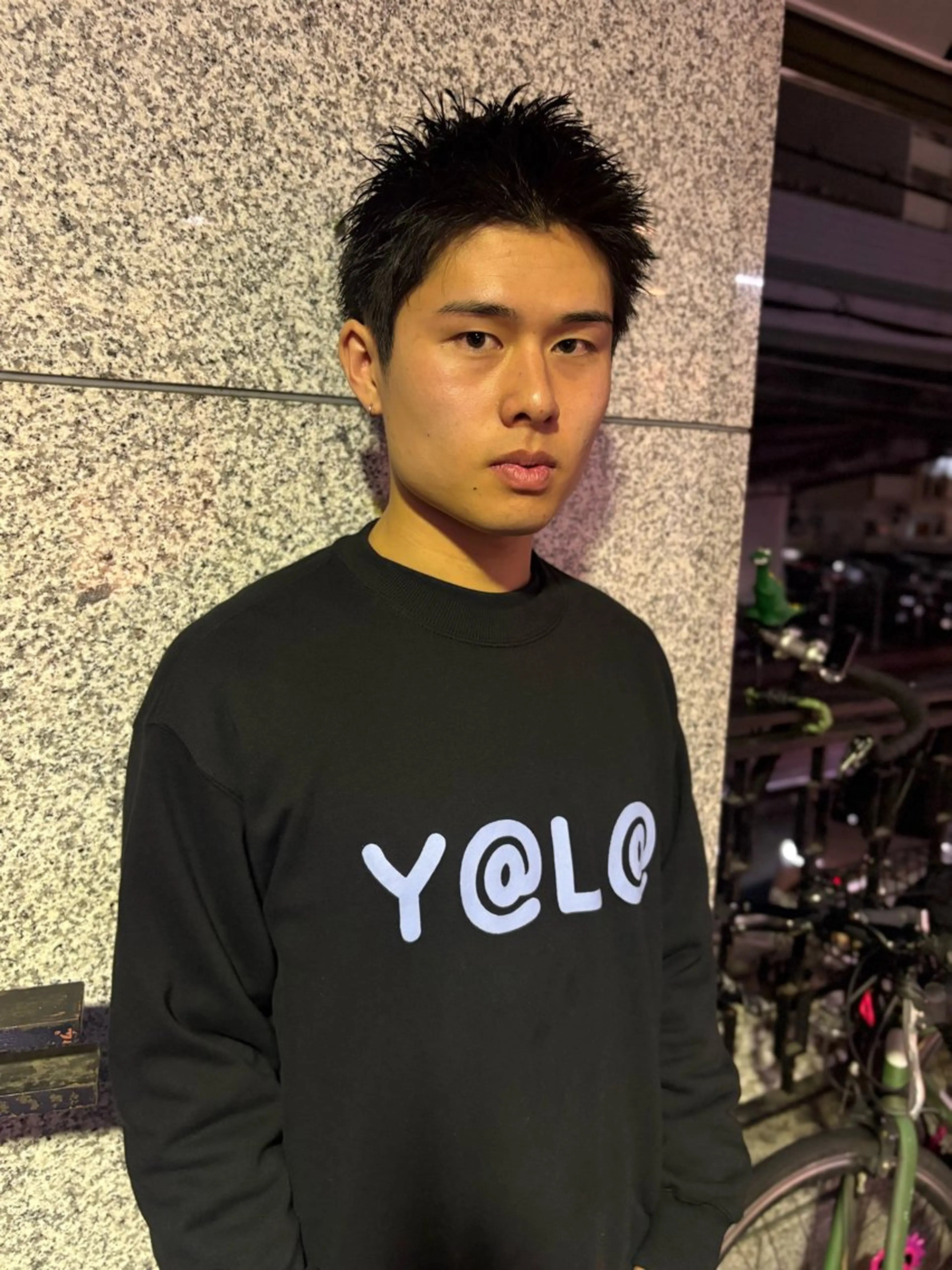 メンズ カット lot Kanau ハイトーン／デザインのヘアスタイル