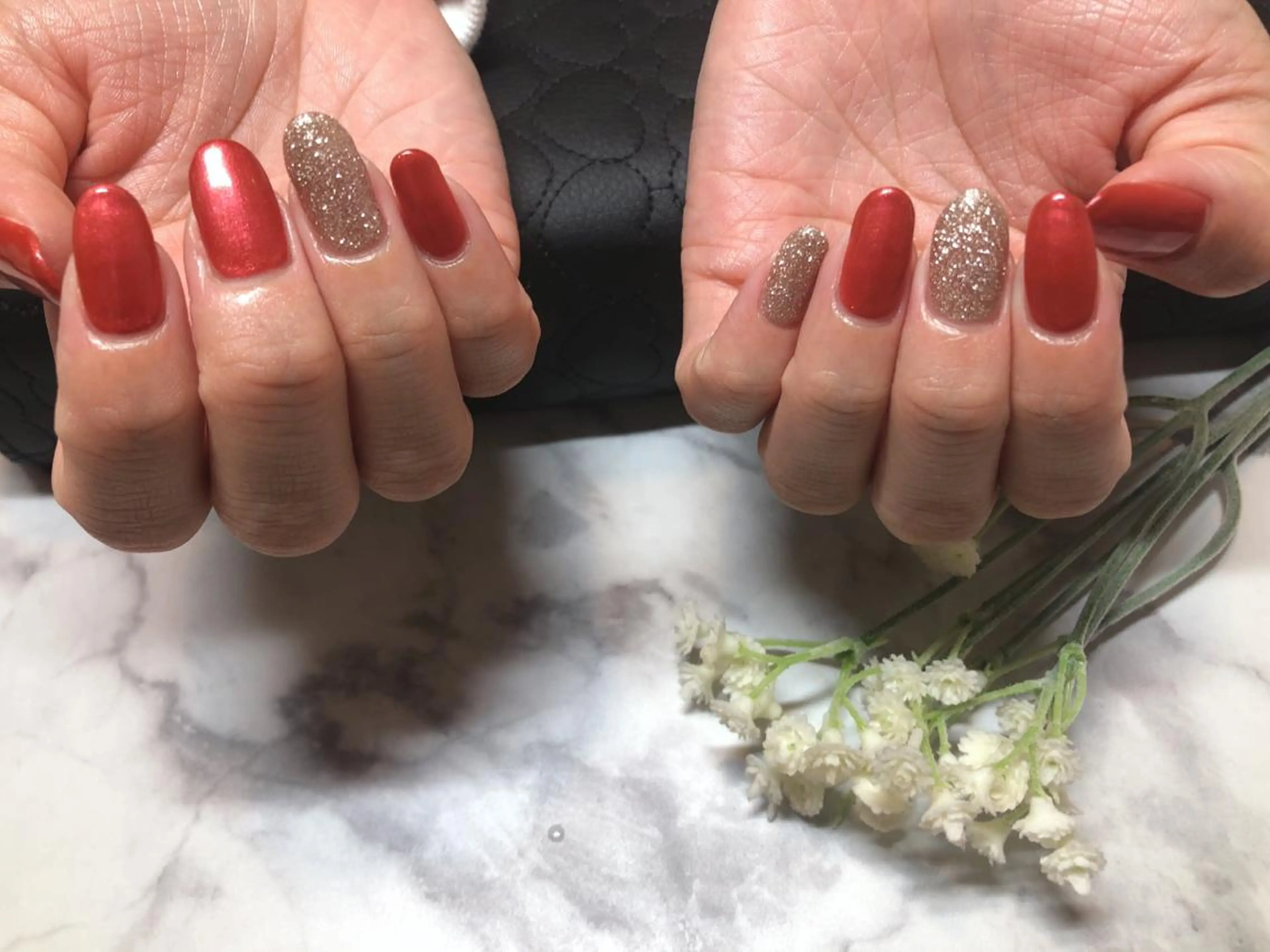 セミロング ネイル Home salon Rのネイルデザイン