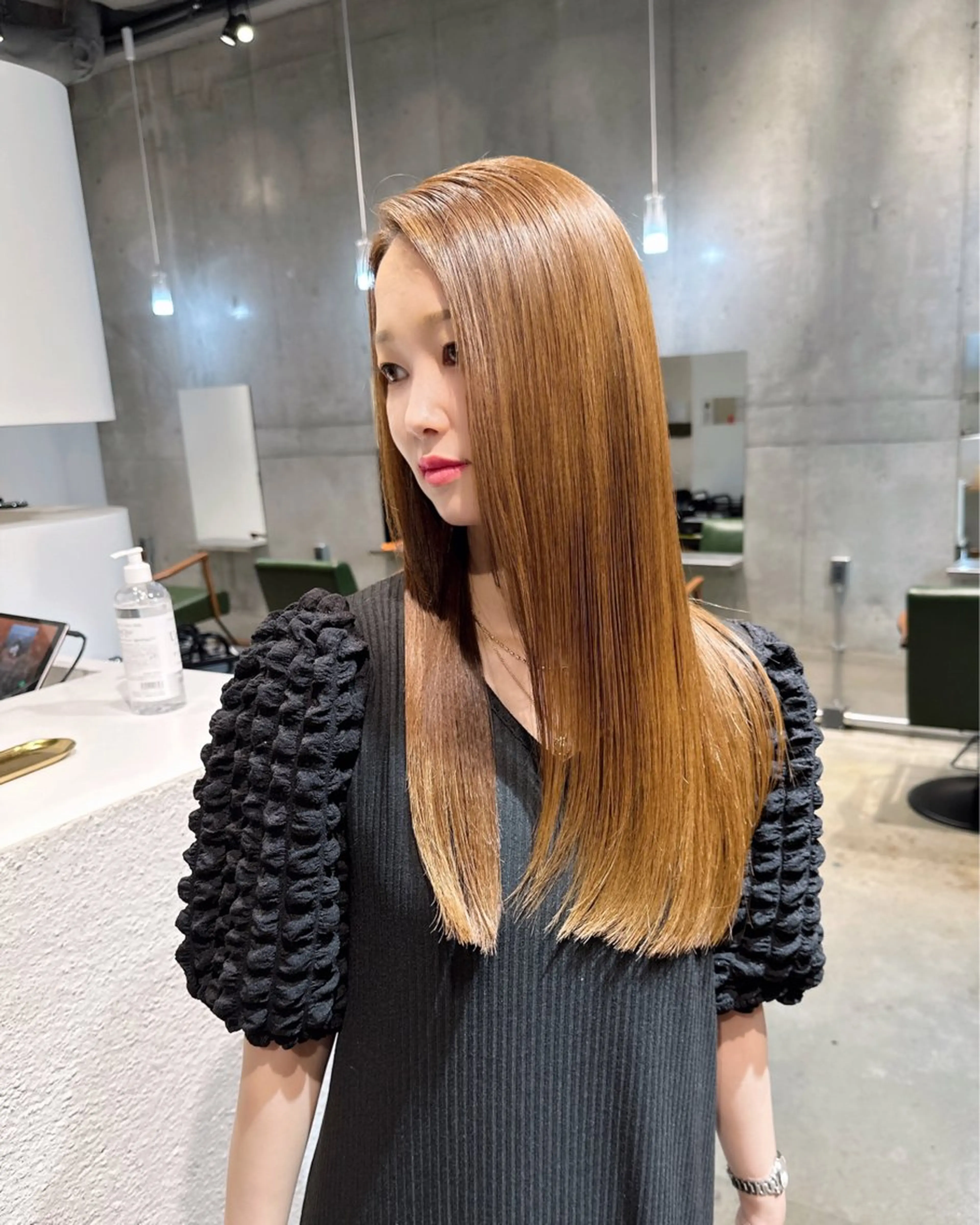 ロング CAMUE所属・髪質改善/縮毛矯正 ハイライトseiyaのヘアスタイル