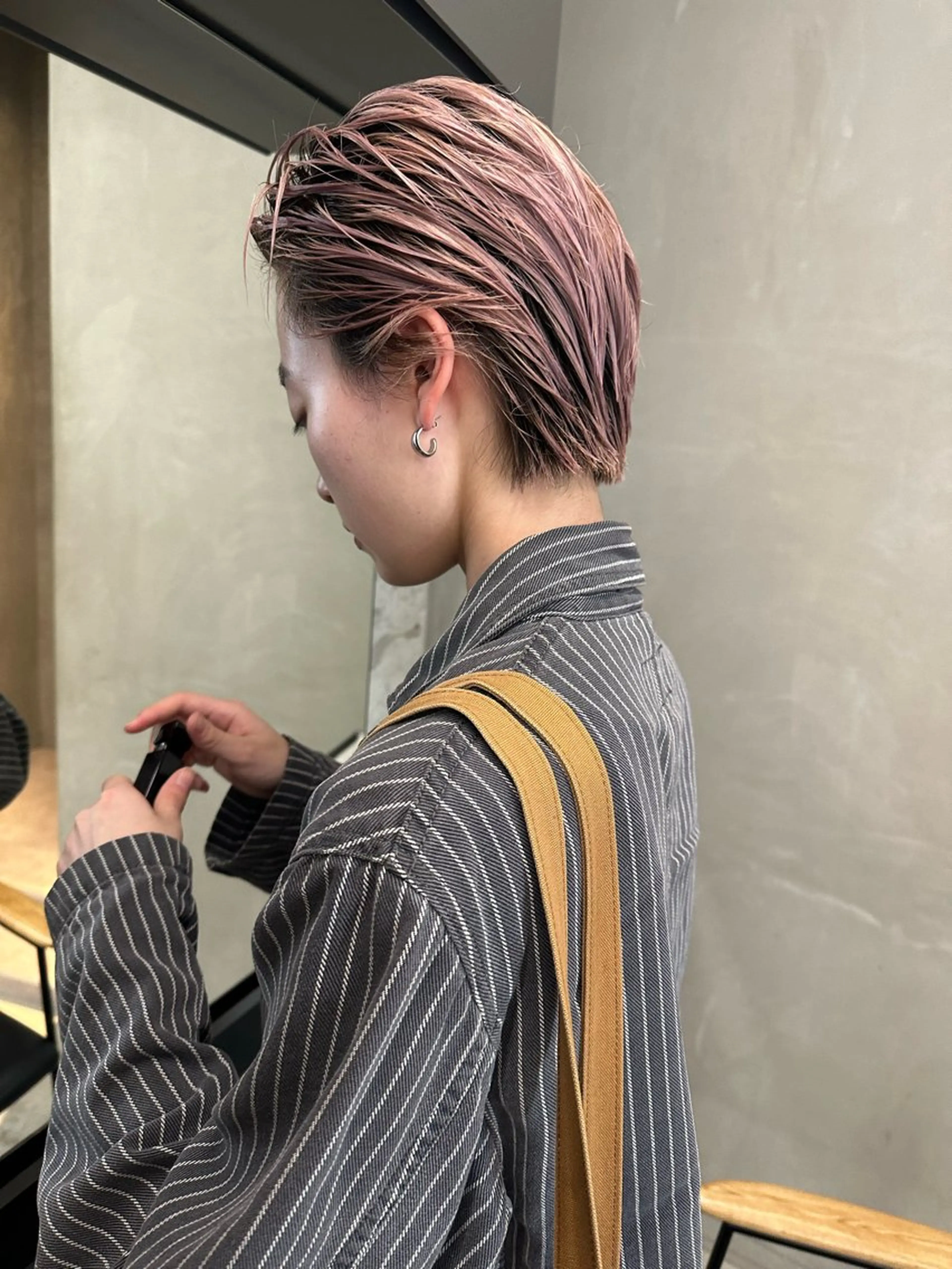 ショート カラー ボブ/似合わせカット /ニュアンスカラーのヘアスタイル