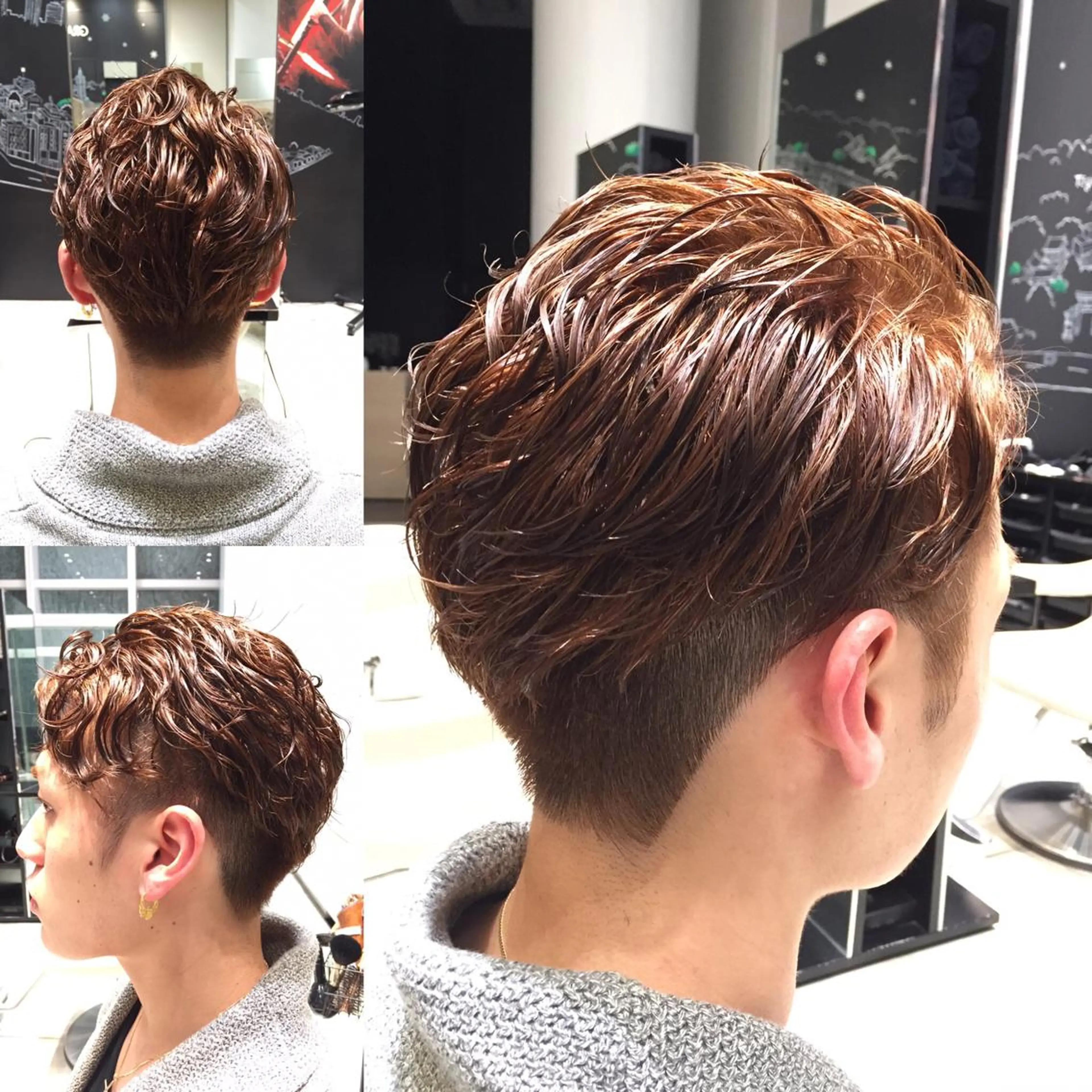 ショート パーマ メンズ Re:ta KANZOのヘアスタイル