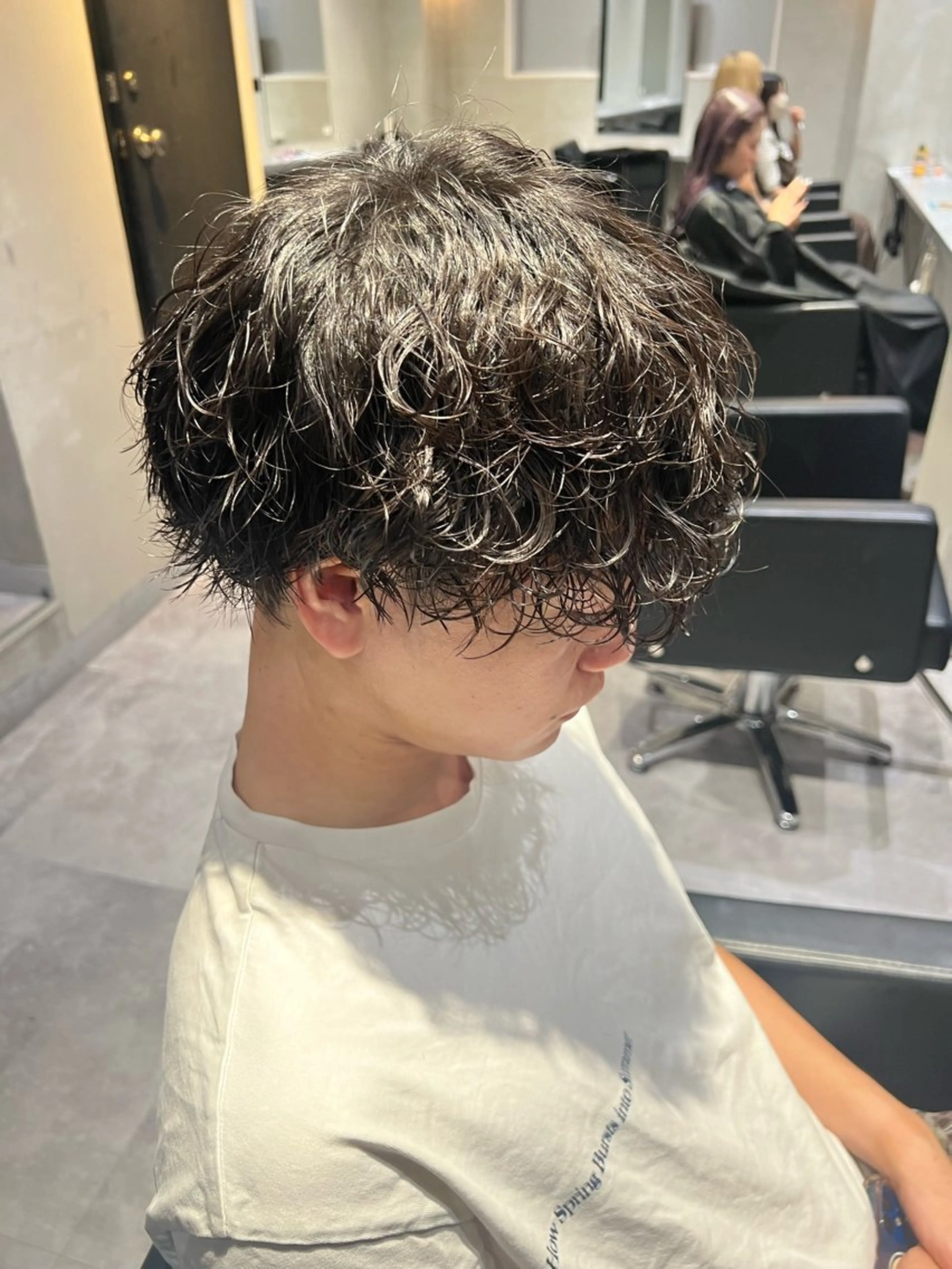 パーマ メンズ カット パーマ トリートメント ヘアセット トップスタイリスト /✨ユウヤ🇰🇷のヘアスタイル