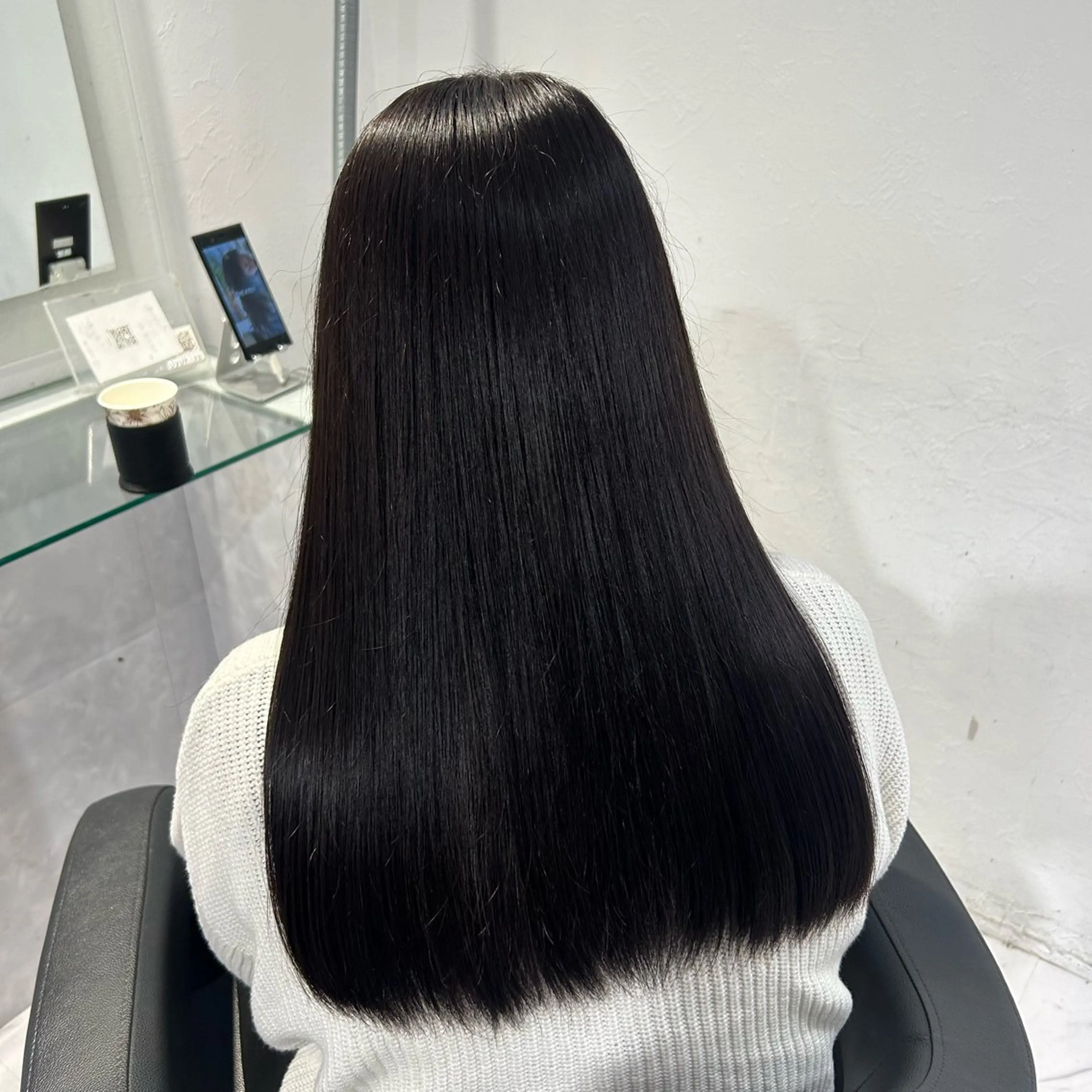 ロング カラー カット ヘアカラー トリートメント 表参道/透明感カラー /暗髪/ジュキヤのヘアスタイル