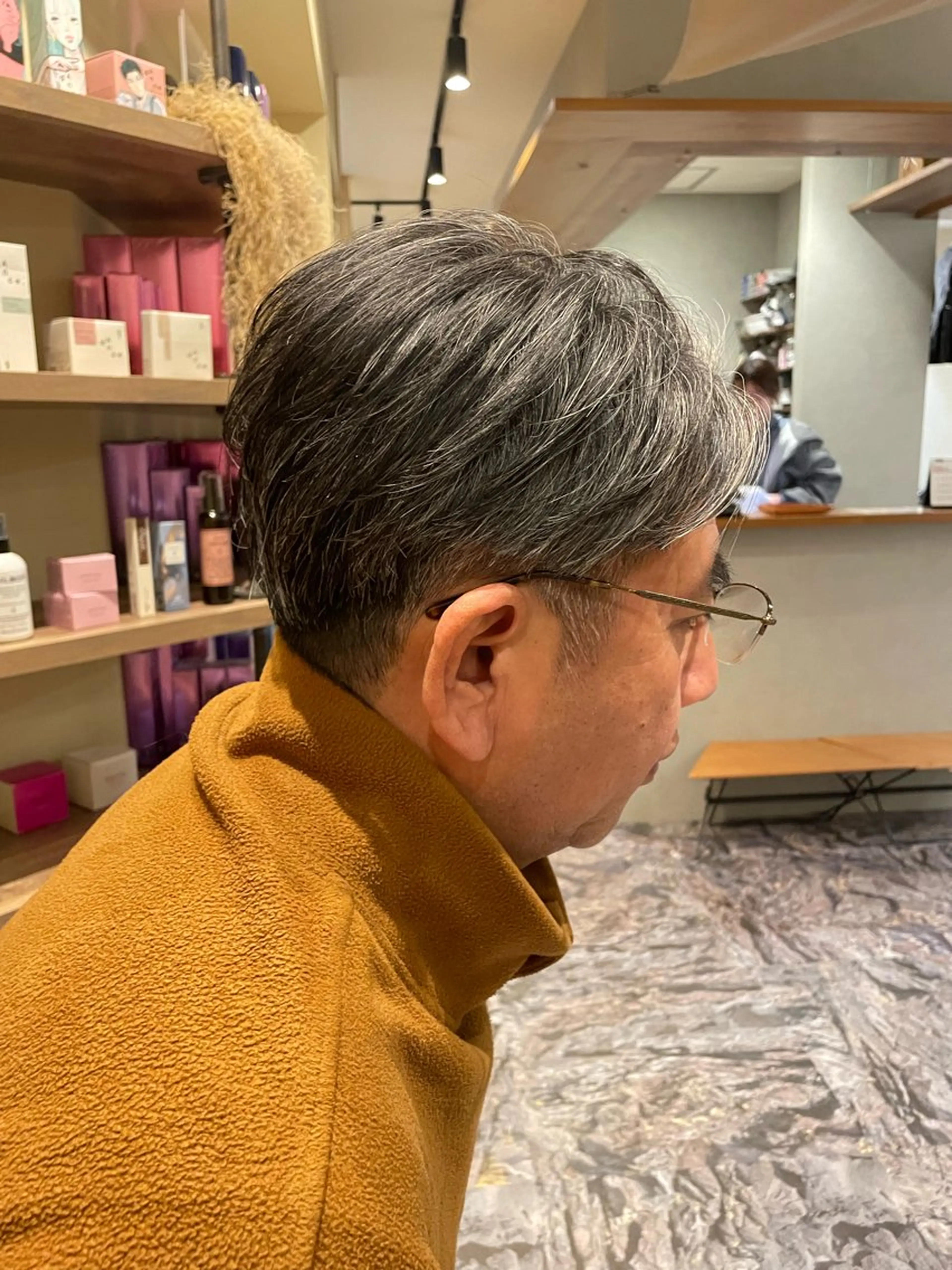 メンズ 山口里莉 /パーマモデル募集のヘアスタイル