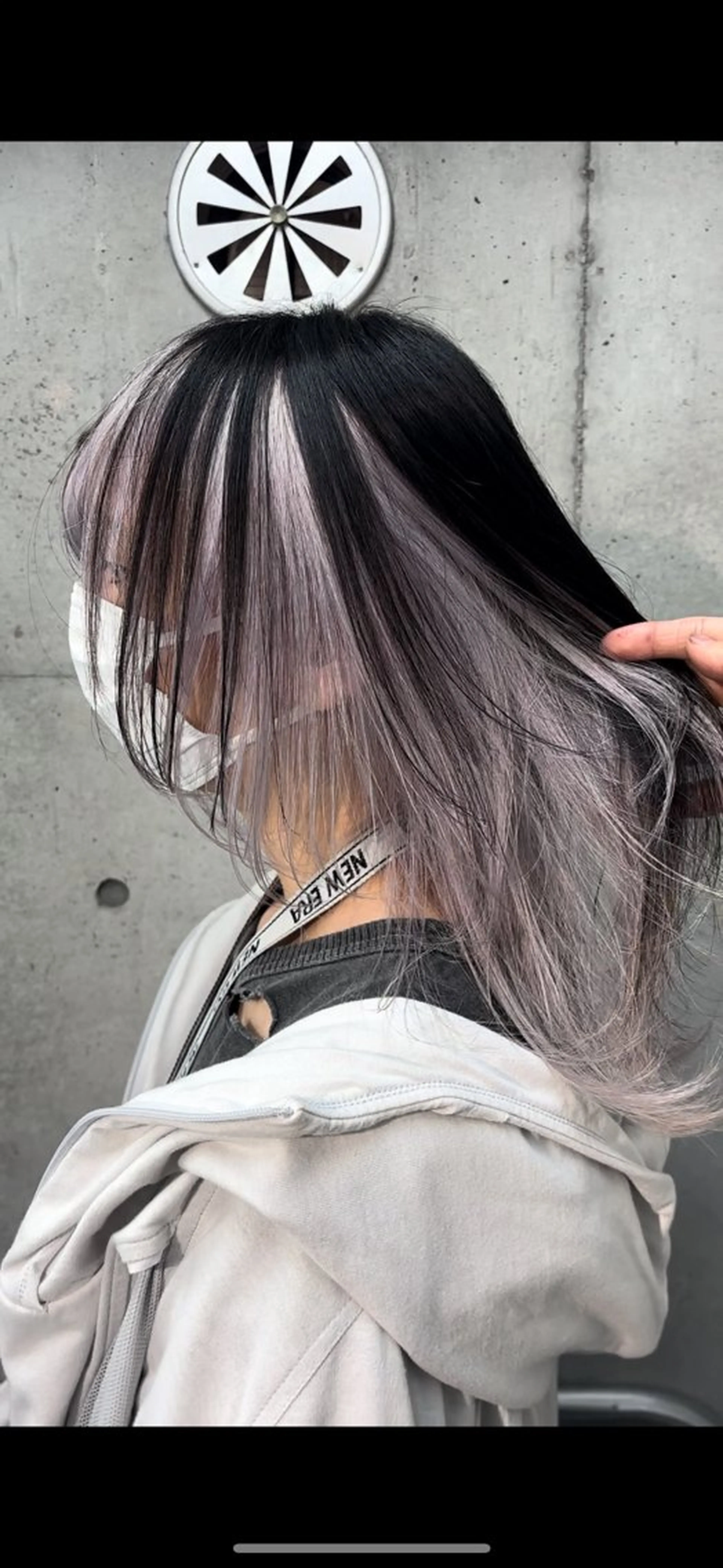 セミロング カラー ヘアカラー ハイトーン/メンズ/ ウルフ特化   小松のヘアスタイル