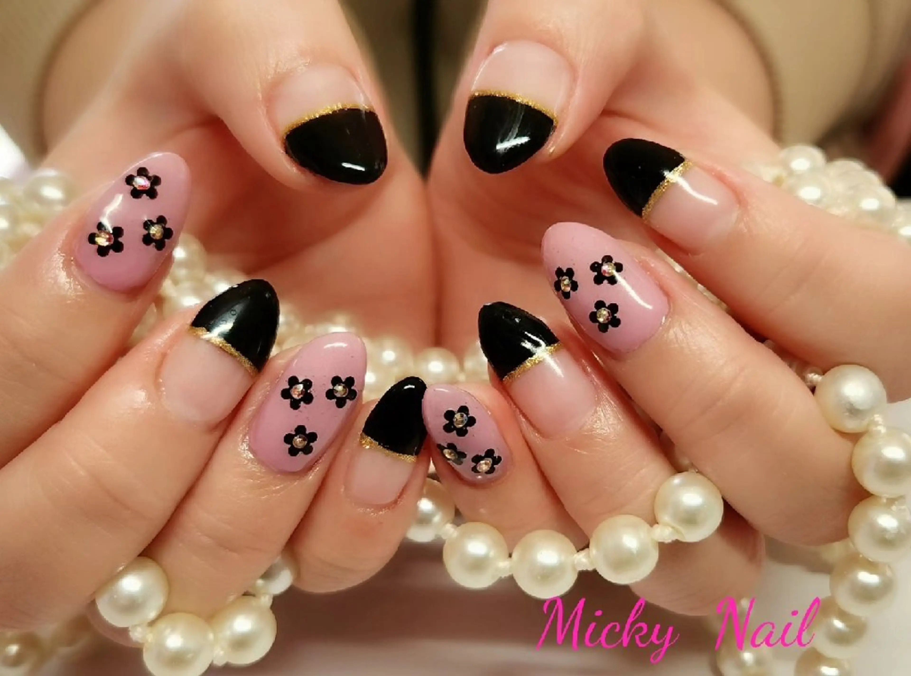 ネイル フラワーネイル 春ネイル Micky nail chikushinoのネイルデザイン