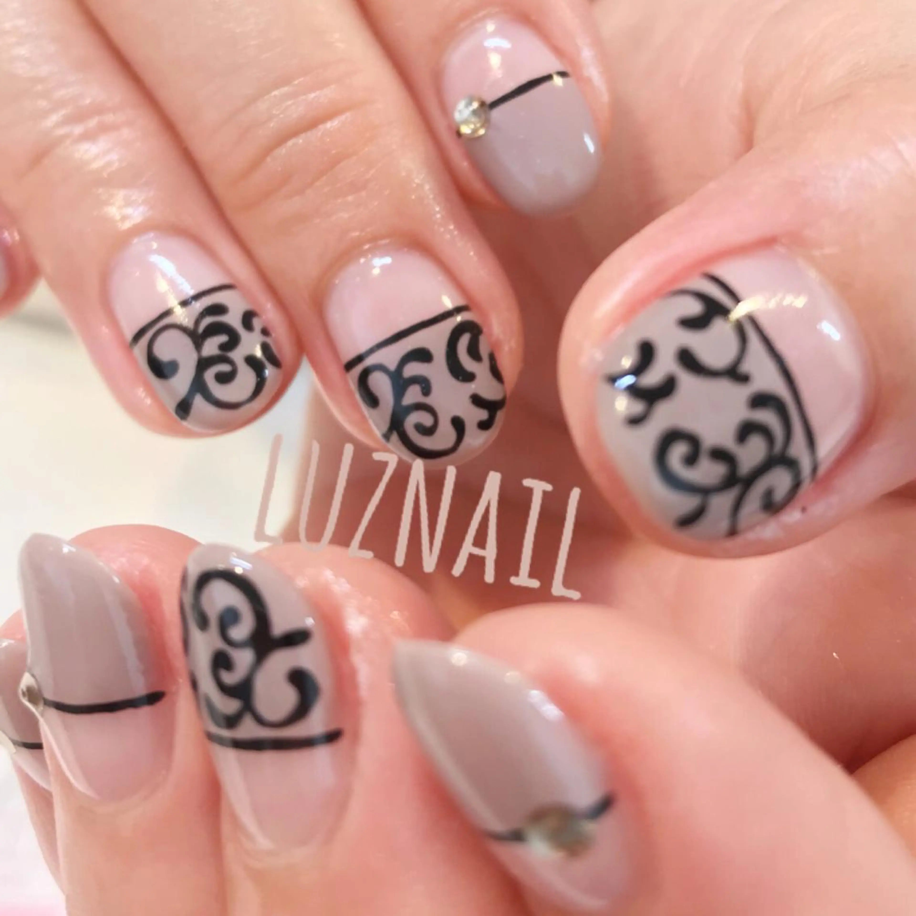 ネイル アートネイル パラジェル lira nailのネイルデザイン