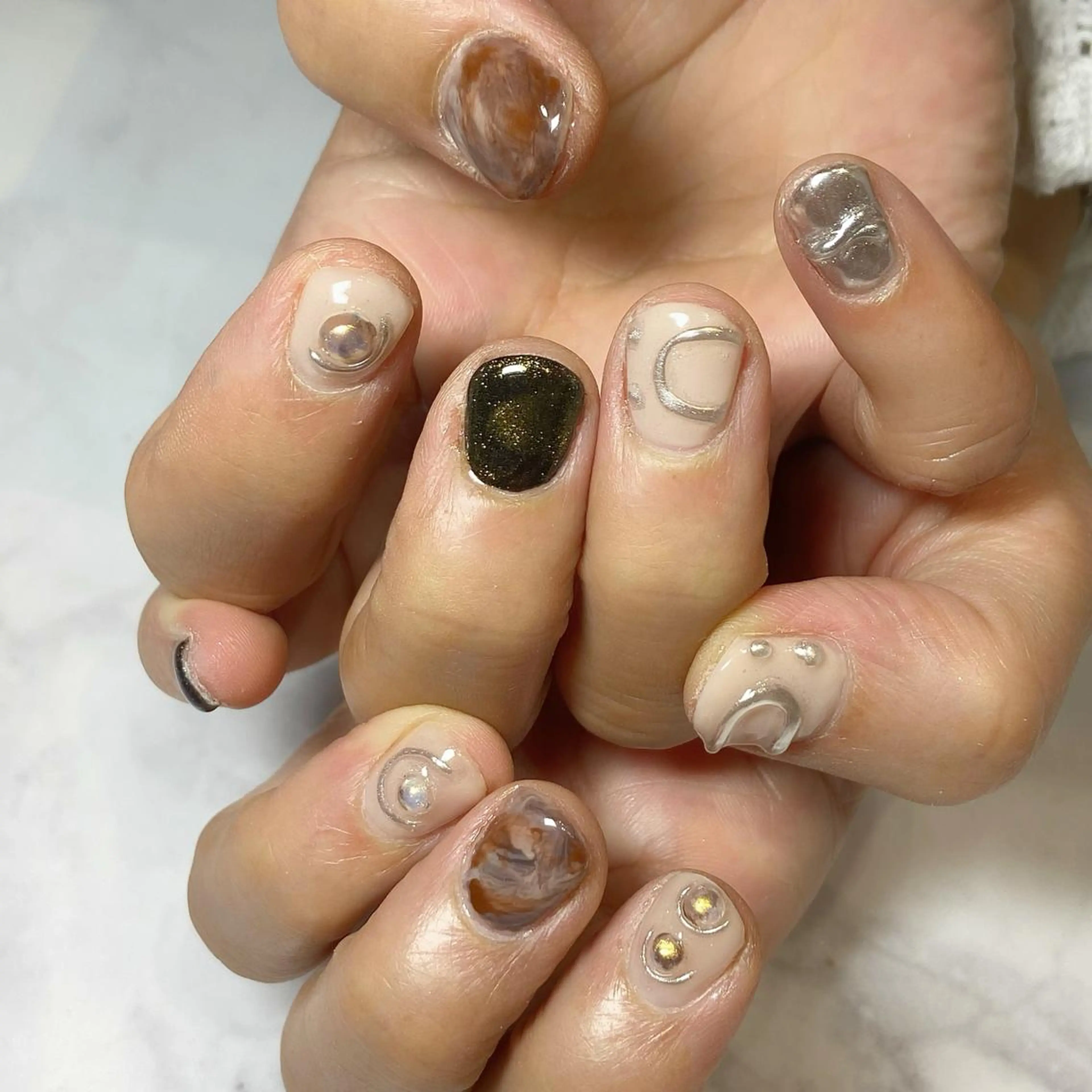 ネイル あ きのネイルデザイン