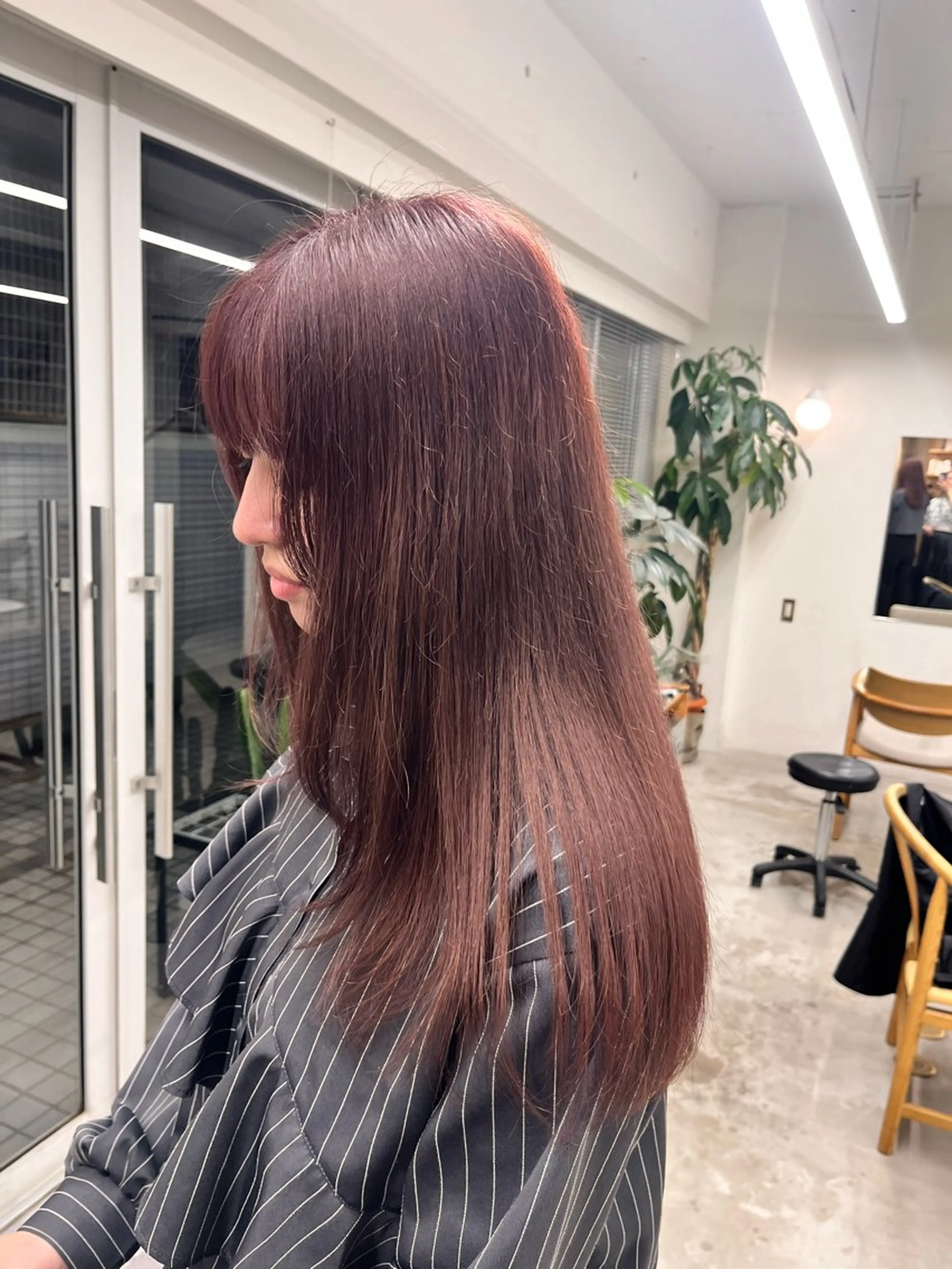 セミロング カラー マミ🌱 ボブ/津田沼のヘアスタイル