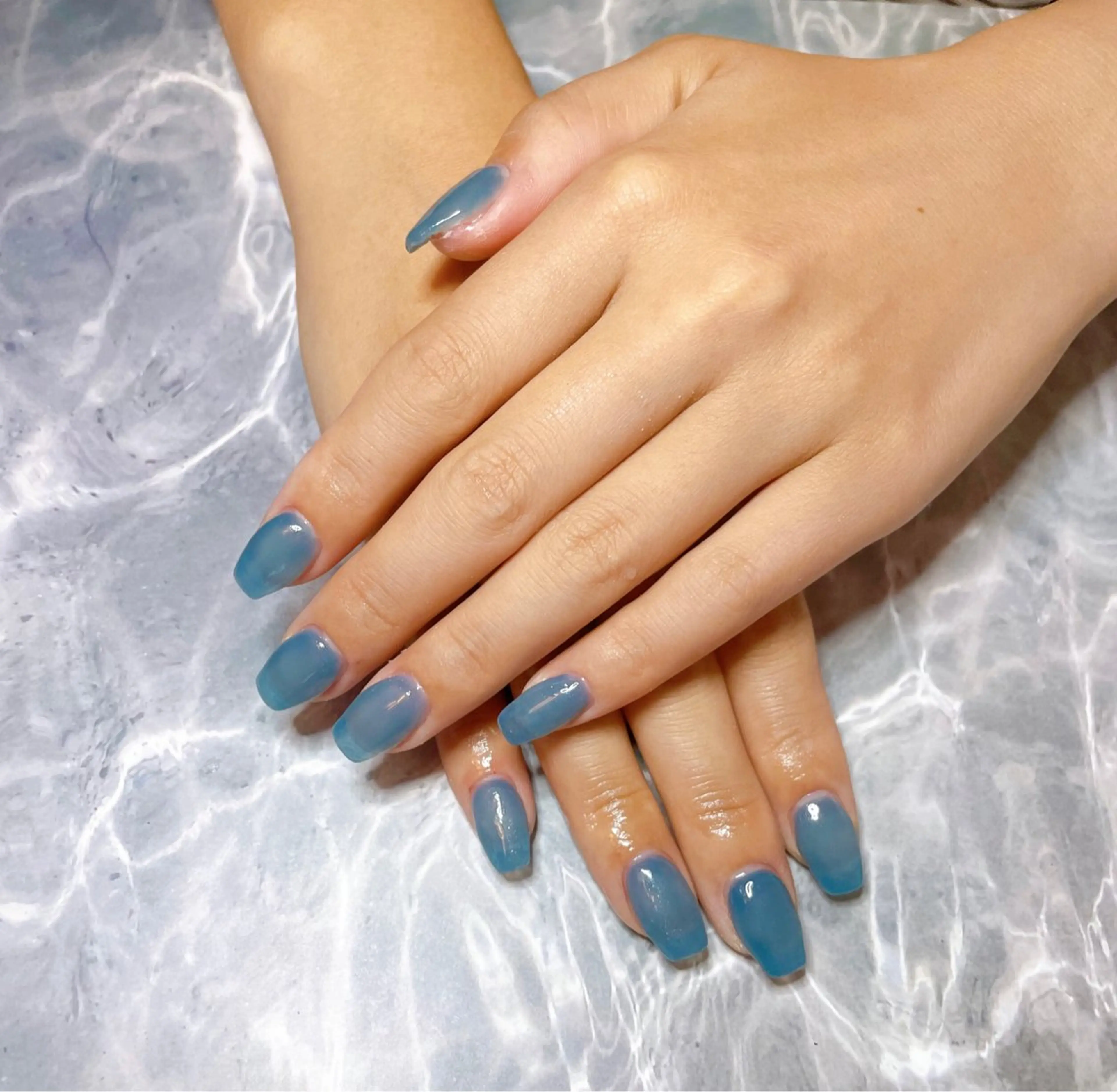 ネイル ワンカラーネイル Melia　by attrait所属・Melia by attrait🌿杏のネイルデザイン